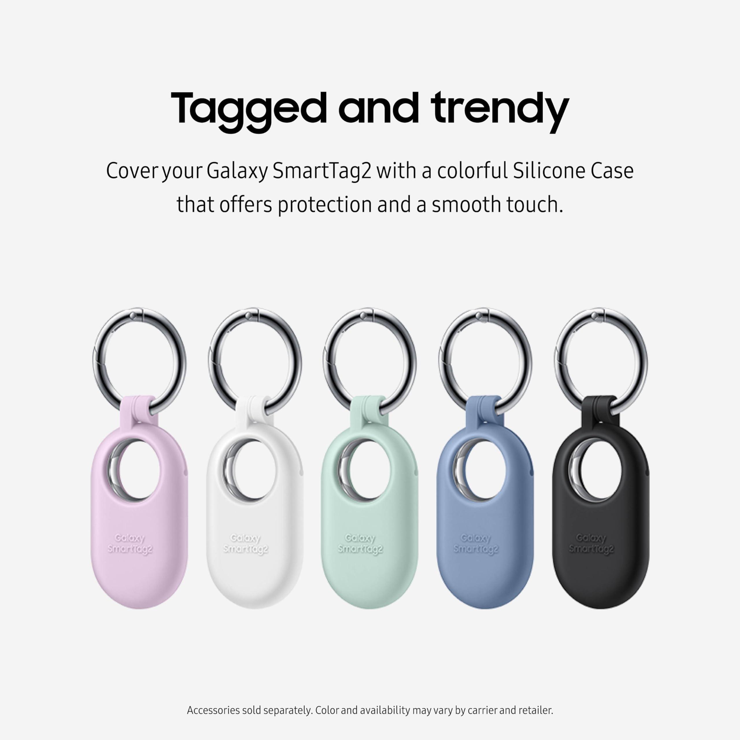 Samsung Galaxy SmartTag2, Bluetooth Tracker, Smart Tag GPS Locator Tracking Device, Item Finder for Keys, Wallet, Luggage, Pets, Use w/ Phones and Tablets Android 11 or Later, 2023, 1 Pack, Black - Image 4