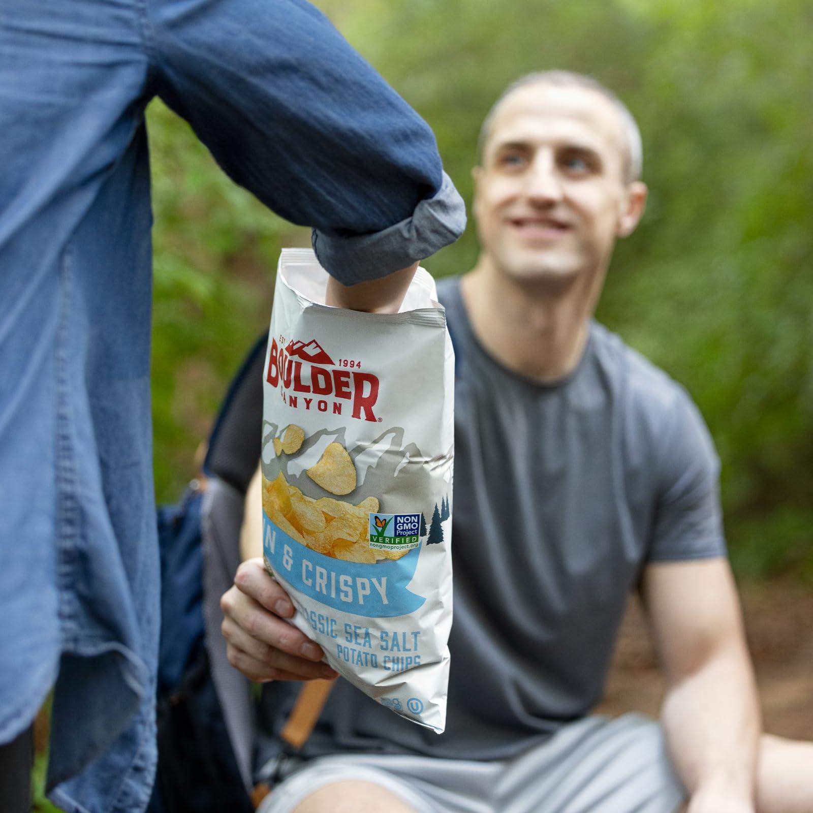 Boulder Canyon Thin & Crispy Classic Sea Salt Potato Chips, 6 OZ - Image 6