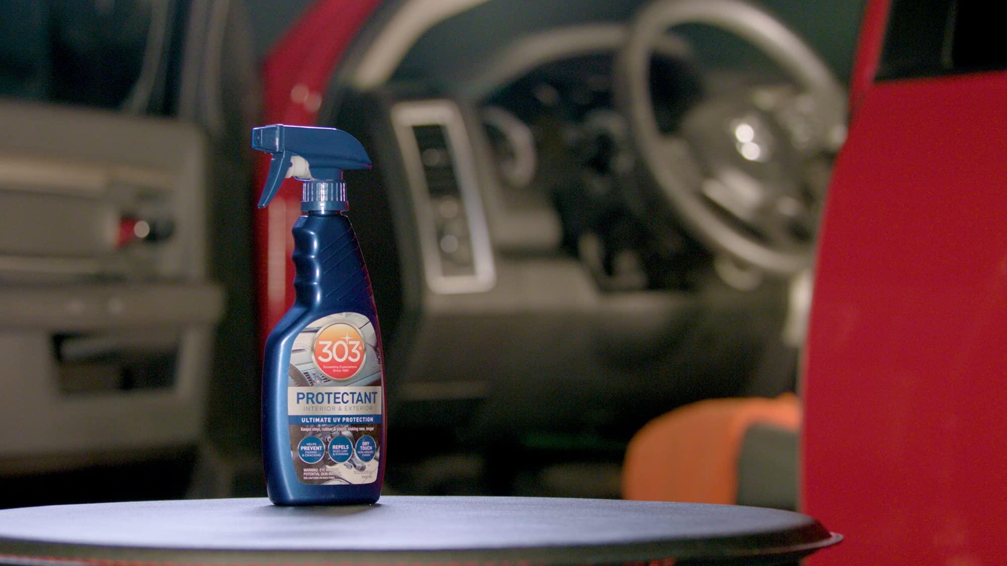 303 Products Automotive Protectant Spray - Helps Prevent Fading & Cracking, Repels Dust, Lint & Staining, Superior UV Protection & Restores Lost Color, Exterior & Interior Car Cleaning Supplies 16oz - Image 8