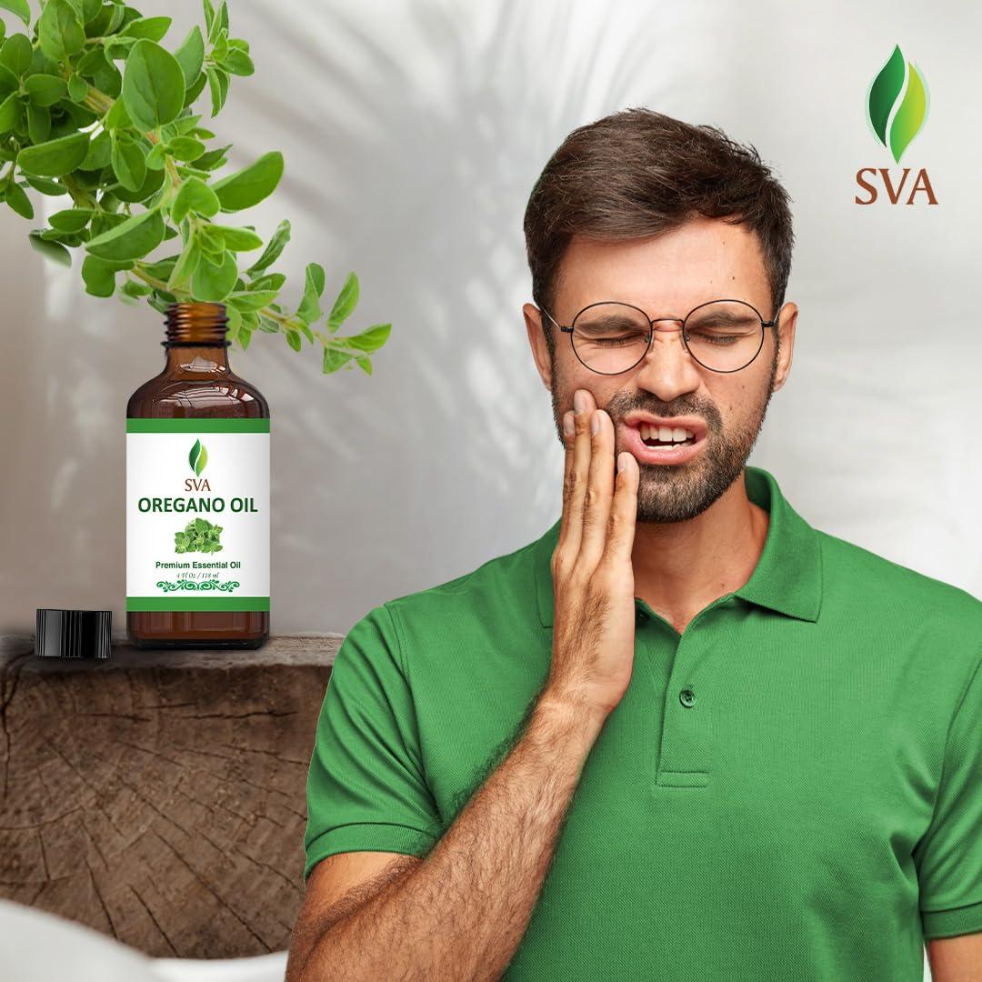 SVA Oregano Essential Oil – 4 Fl Oz – 100% Natural Oregano Oil - for Diffuser, Hair Care, Face, Skin Care, Aromatherapy, Scalp and Body Massage, Soap and Candle Making – with Dropper - Image 5