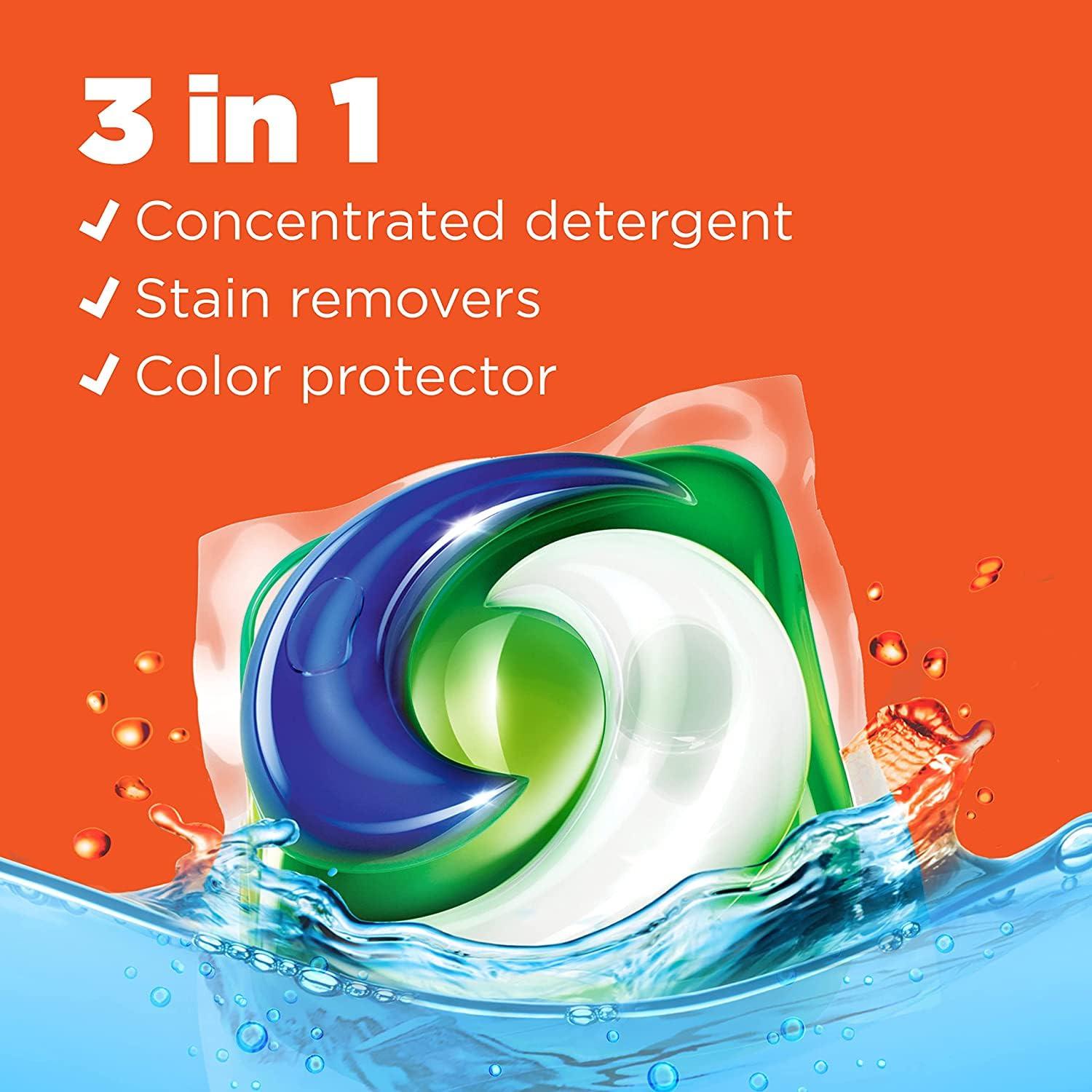 Tide Pods Laundry Detergent, Clean Breeze, 57 Pacs Capsules, 46 Ounce - Image 5