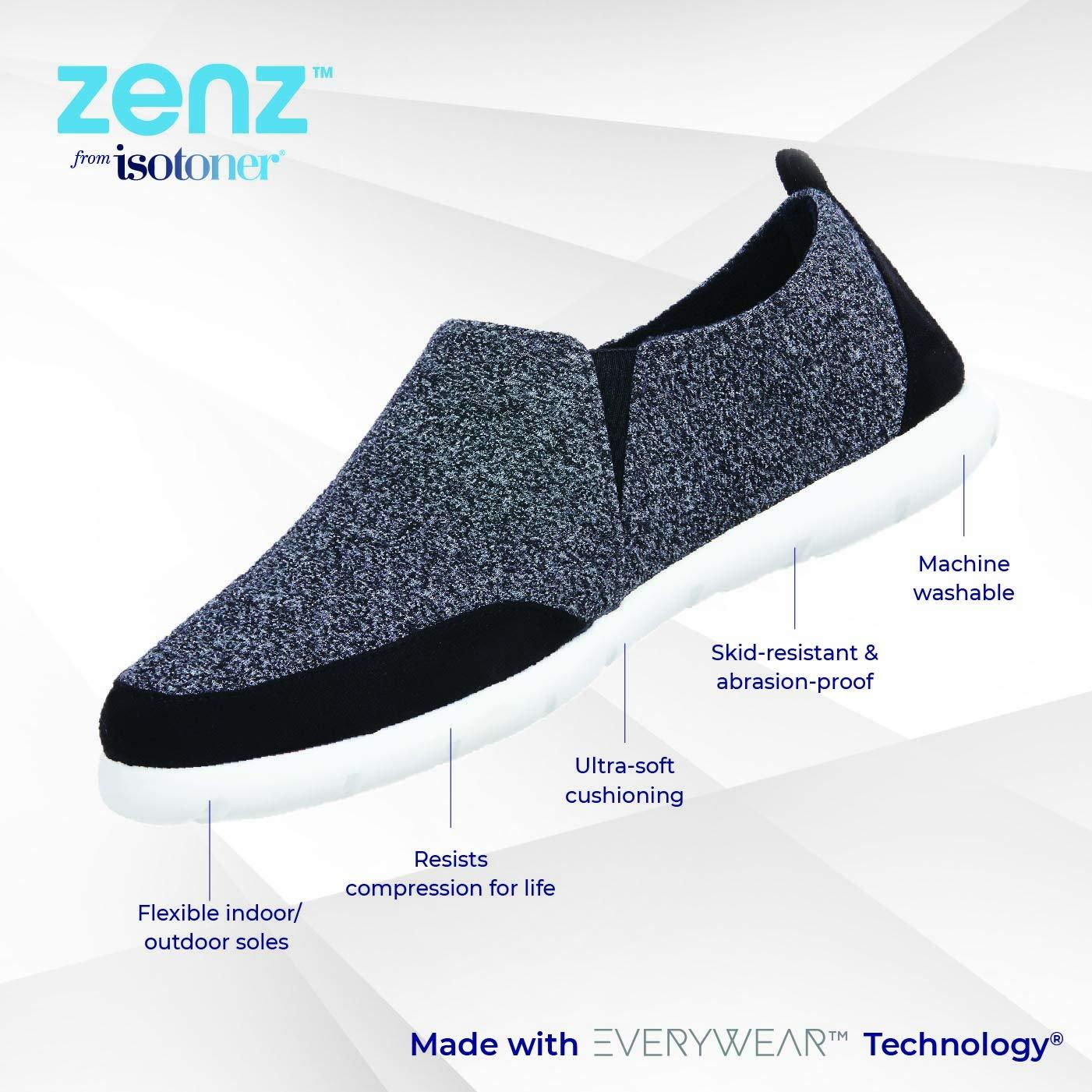 isotoner Men's Zenz Active Slip-On: Ultra-Soft Casual Shoes with Flexible Support & Breathable Mesh - Image 5