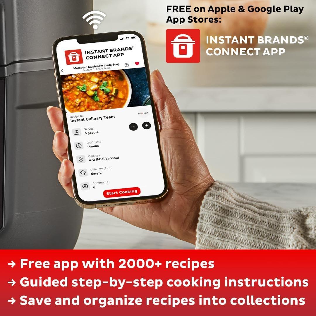 Instant Pot Duo Plus 9-in-1 Multicooker, Pressure Cooker, Slow Cook, Rice Maker, Steamer, Sauté, Yogurt, Warmer & Sterilizer, Includes App With Over 800 Recipes, Stainless Steel, 6 Quarts - Image 12
