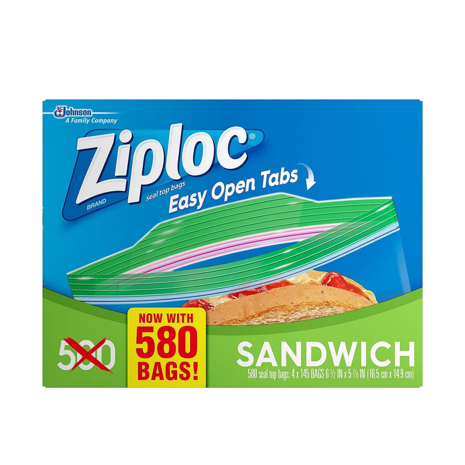 Ziploc Sandwich Bag 4-Pack (145 Count)
