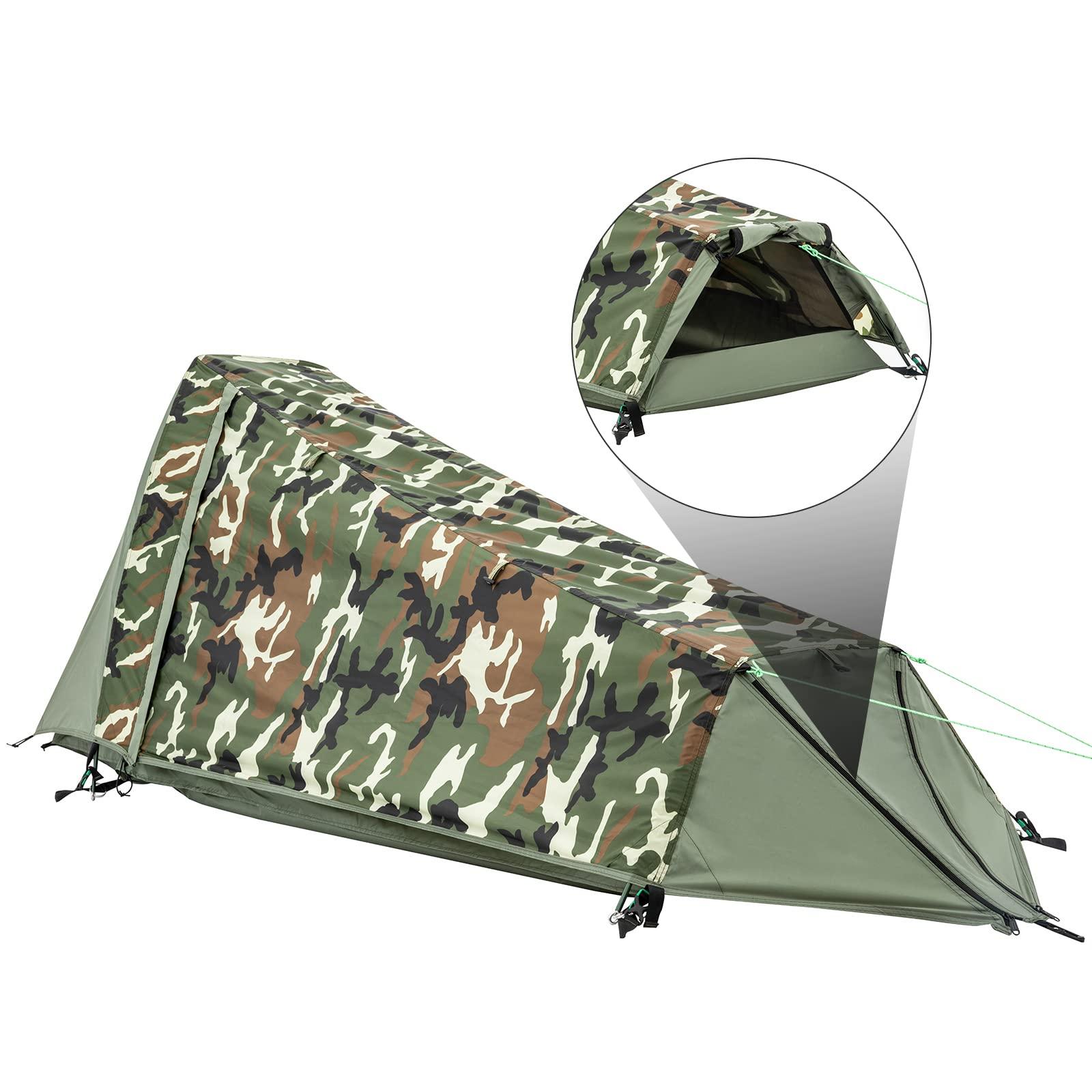 GEERTOP Ultralight Bivy Tent for 1 Person 3 Season Waterproof Single Person Backpacking Tent for Camping Hiking Backpack Travel Outdoor Survival Gear - Image 5