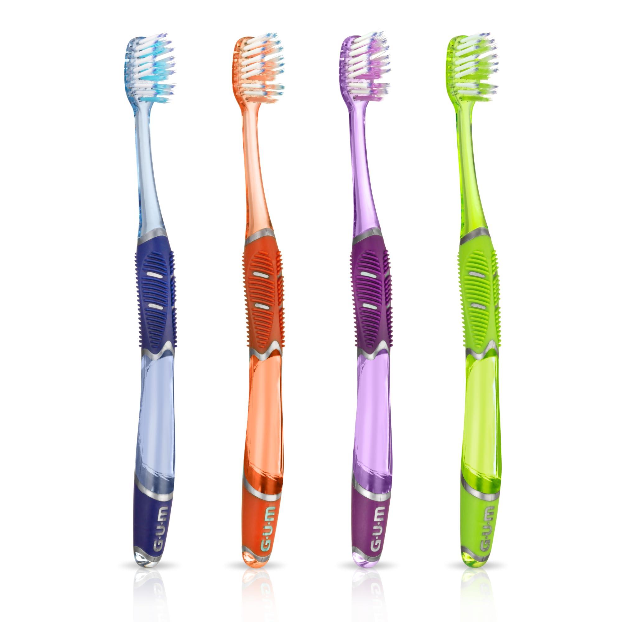 GUM Technique Deep Clean Toothbrush - Compact Soft - Soft Toothbrushes for Adults with Sensitive Gums - Extra Fine Bristles, 1ct (12pk) - Image 9