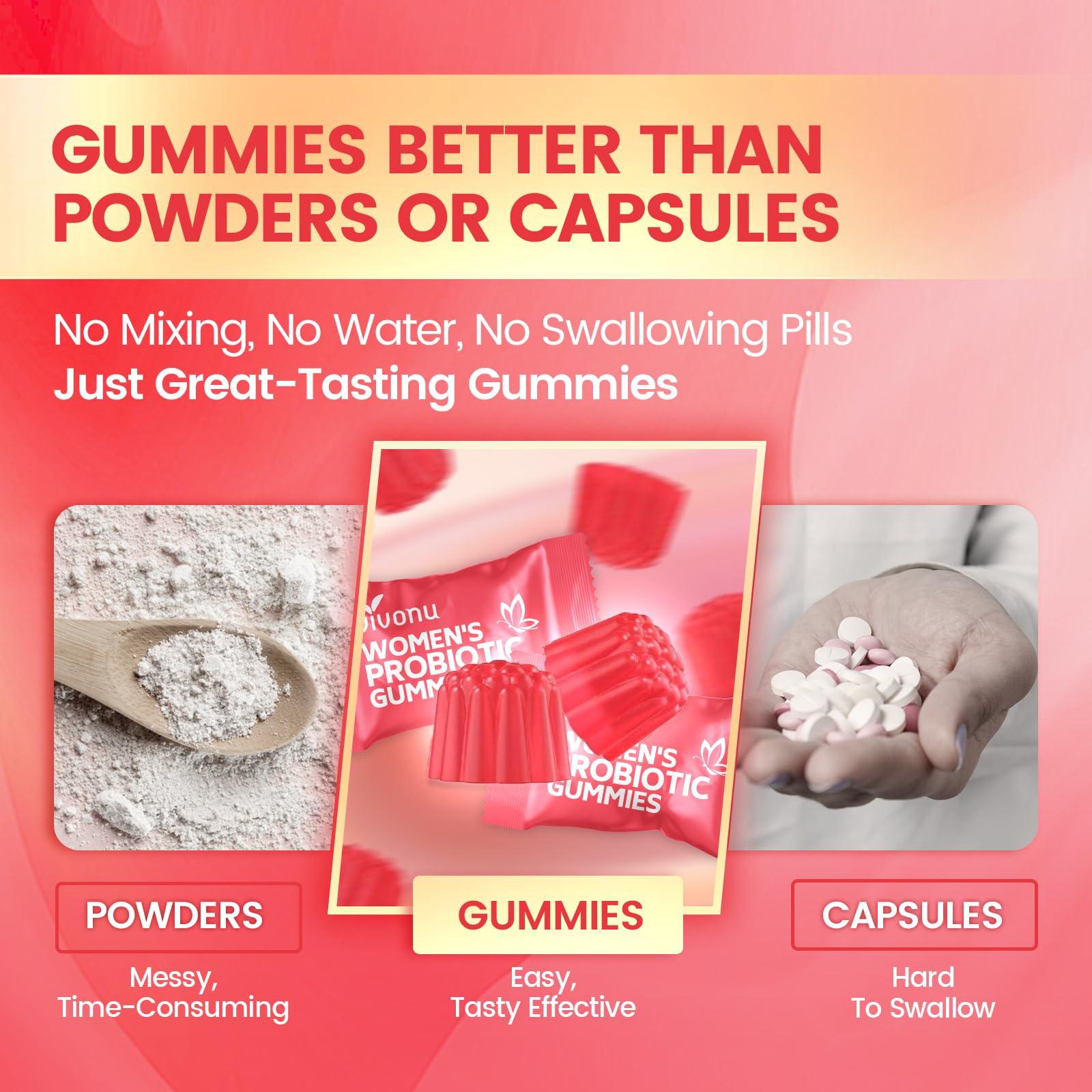 Vaginal Probiotics for Women, Feminine Balance pH Gummies for Healthy Odor, Yeast Balance & Flora + Vitamin C for Immune Support -Cranberry - Image 5