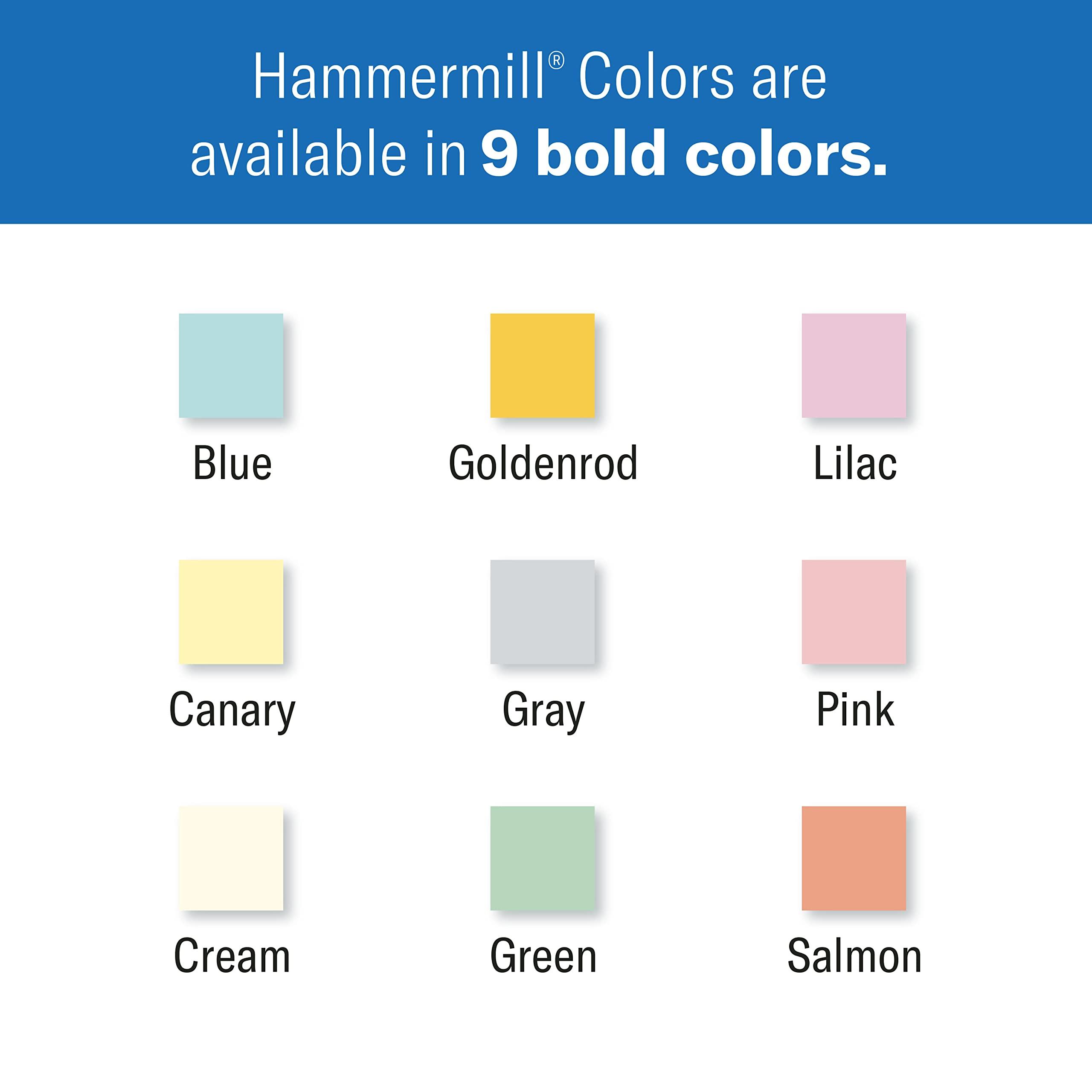 Hammermill Colored Paper, 20 lb Canary Printer Paper, 8.5 x 11-1 Ream (500 Sheets) - Made in the USA, Pastel Paper, 103341R, 1 Ream | 500 Sheets, Letter (8.5x11) - Image 3