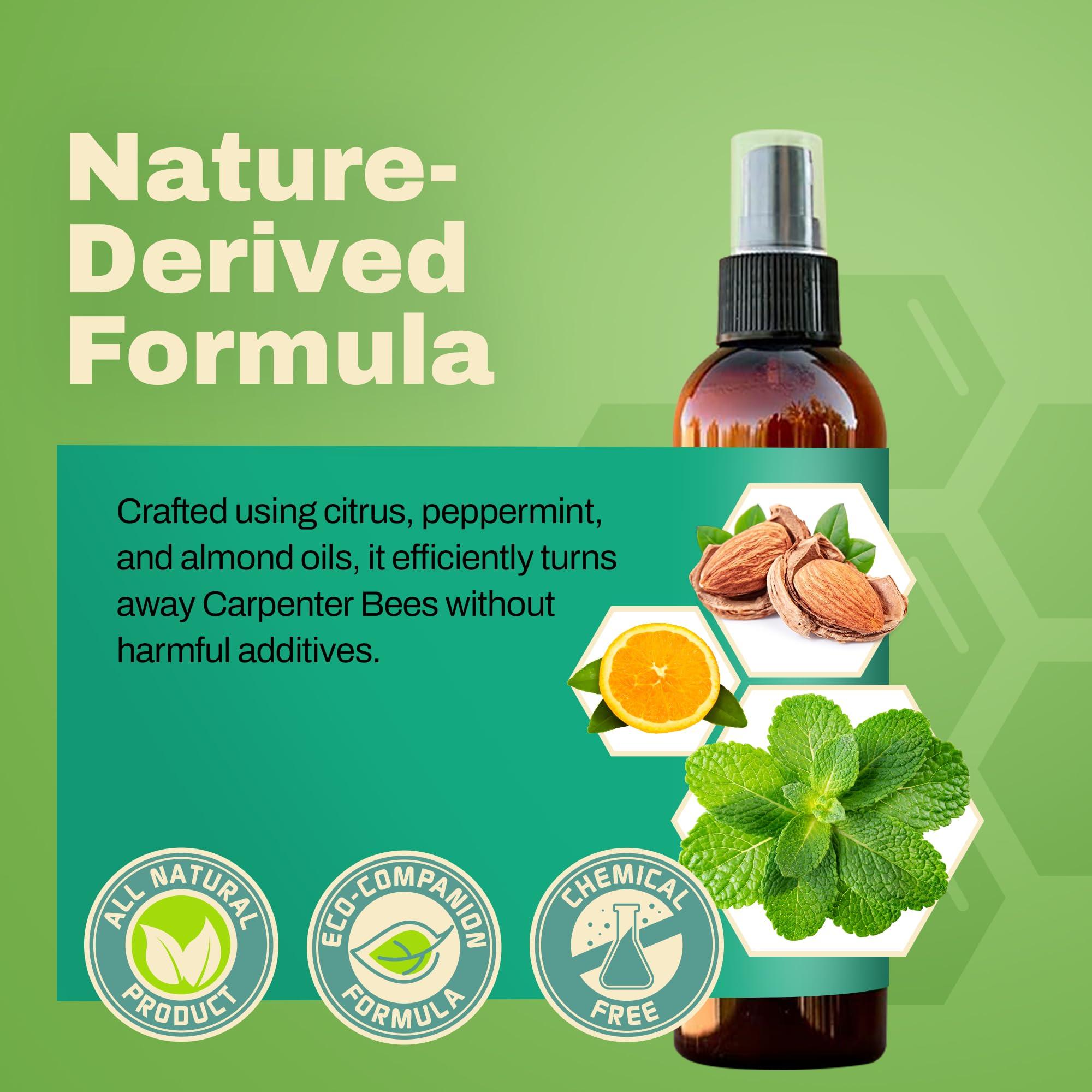 Donaldson Farms Carpenter Bee Repellent Spray – Organic Citrus Oil Spray for Outdoor Timber Structures and Furniture, 8oz - Image 3