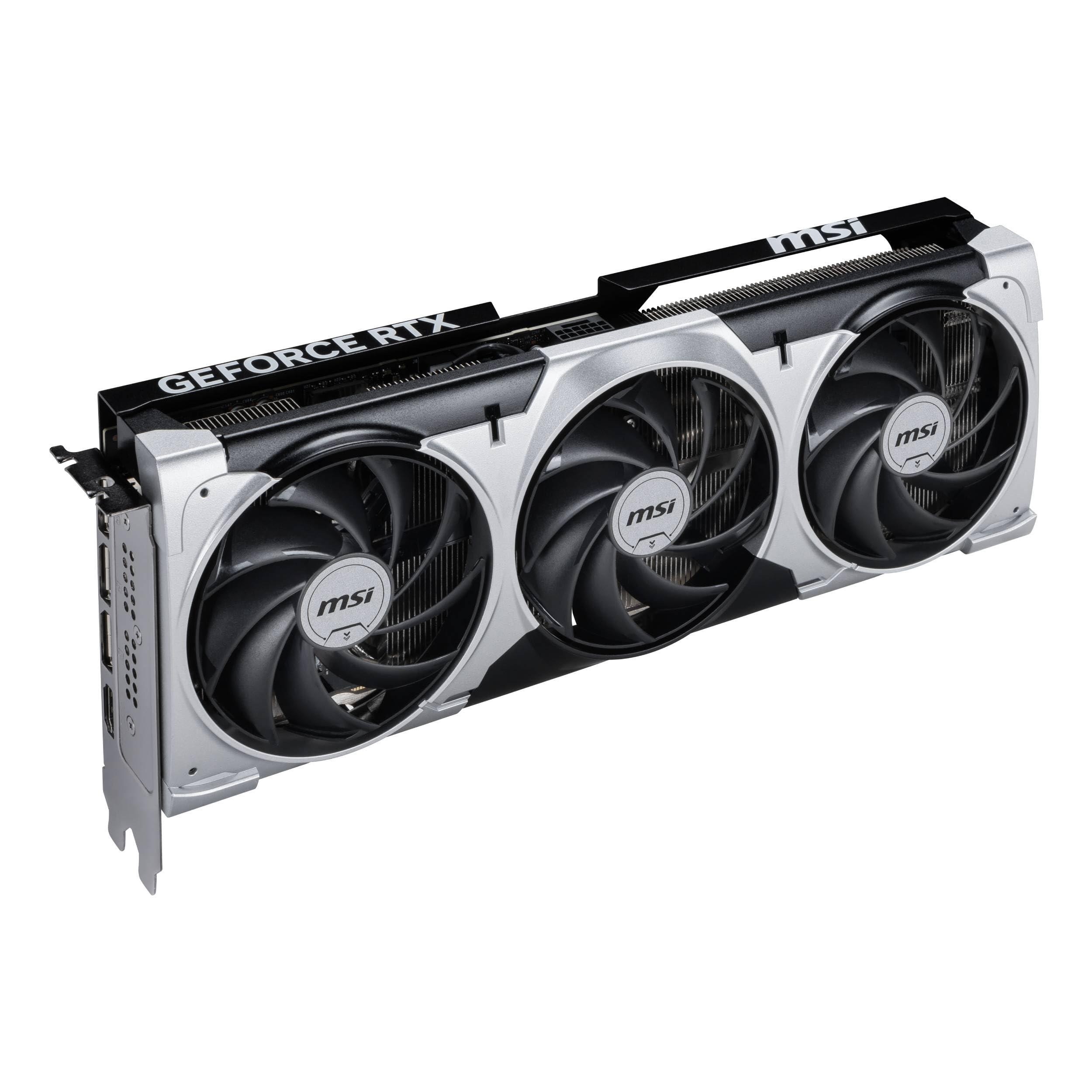 MSI NVIDIA GeForce RTX 5080 16G Ventus 3X OC Plus Graphics Card - 16GB GDDR7 (30 GB/s /256 Bits), PCIe 5.0 - Triple Fan (3 x TORX 5.0 Fans), HDMI 2.1b, DisplayPort 2.1b - Image 4