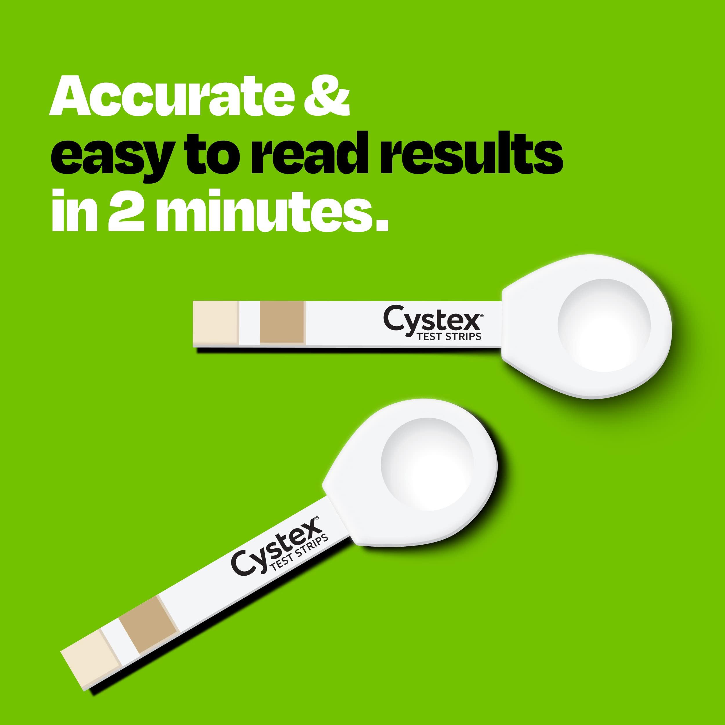 Cystex UTI Test Strips for Women & Men – At-Home Urinary Tract Infection Test with Fast, Accurate Results in 2 Minutes – FSA/HSA Eligible, Easy to Use, (4 Count) - Image 3