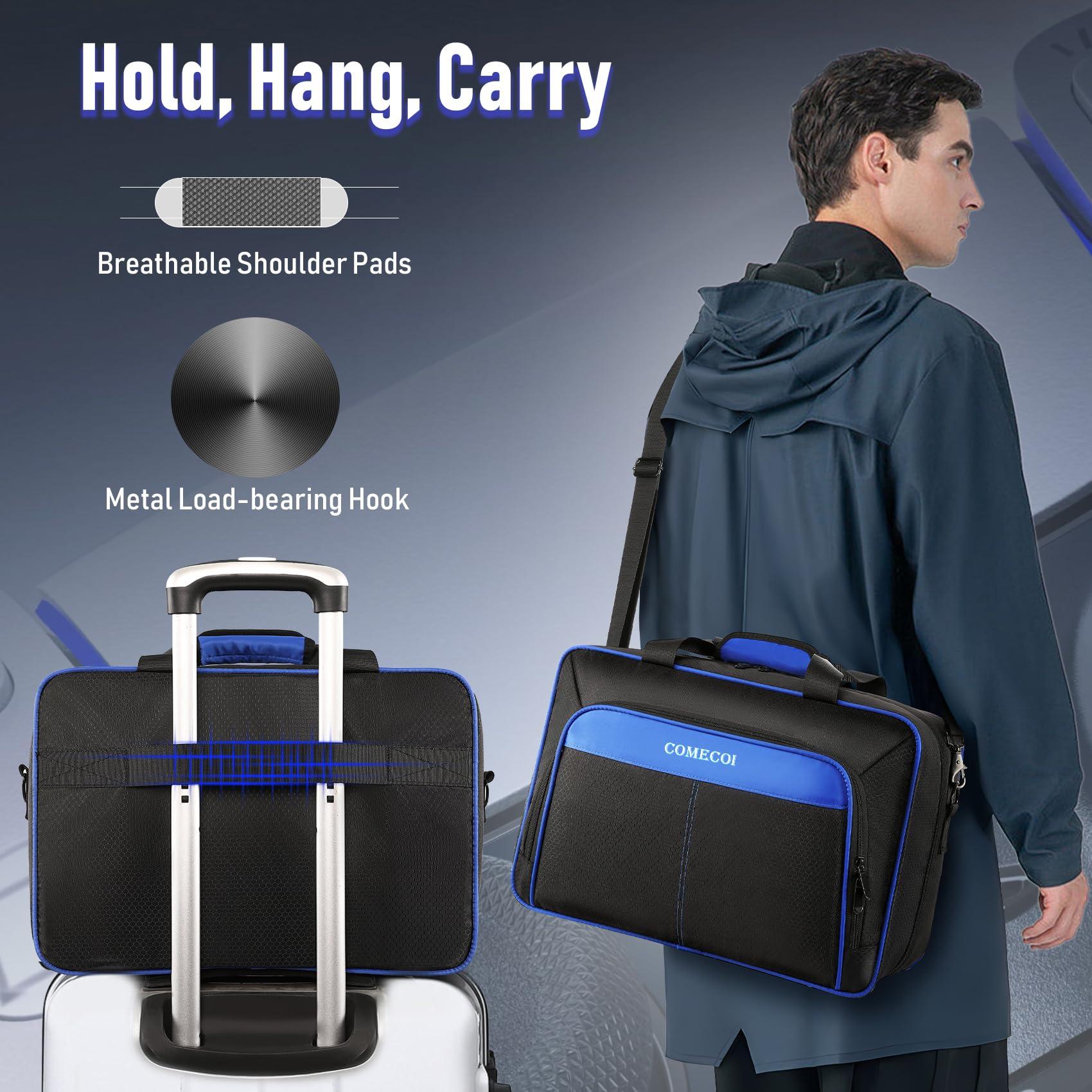 COMECOI Carrying Case for PS5, Travel Case for PS 5 Protective, Large Capacity Storage Bag Compatible with Playstation 5 Disk/ Digital Edition Console, Controllers, Game Cards, Accessories - Image 5