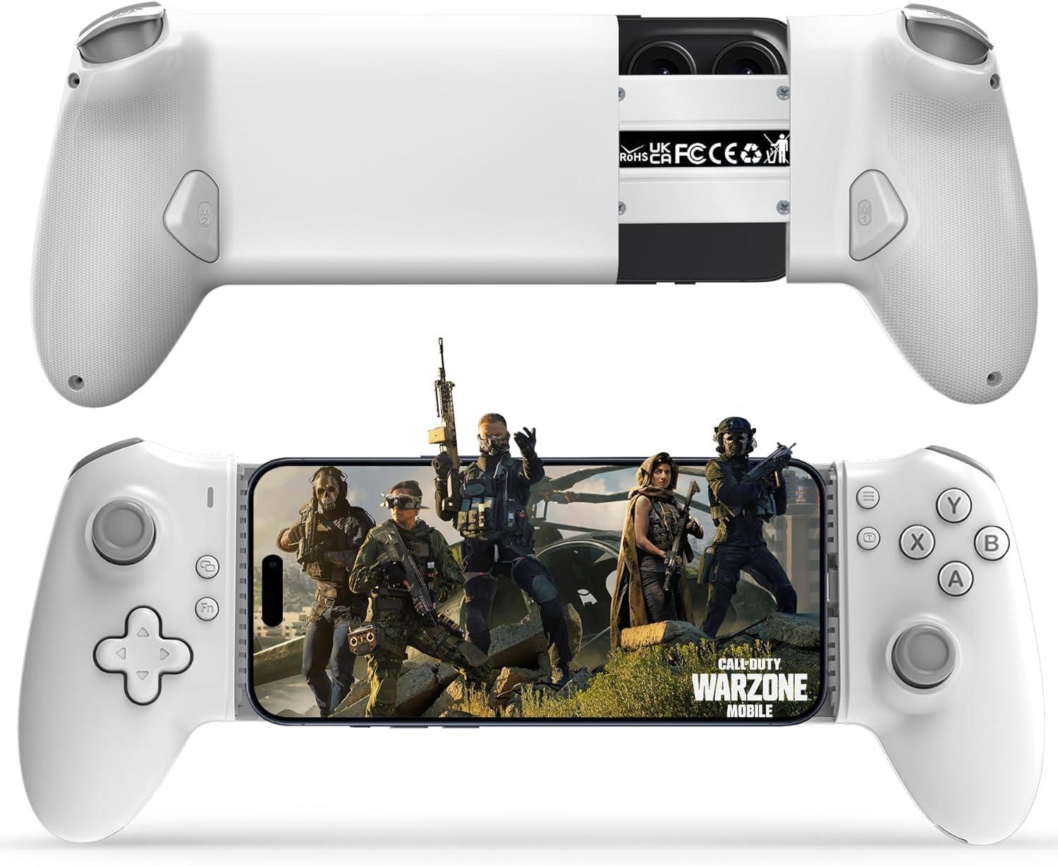 arVin USB C Mobile Gaming Controller for iPhone 16/15 Series & Android (USB-C) Plug & Play - Remote Play for PS5/PS4/Xbox/PC Consoles, Cloud Game, Emulator, with Hall Effect Joysticks/Turbo/Back keys