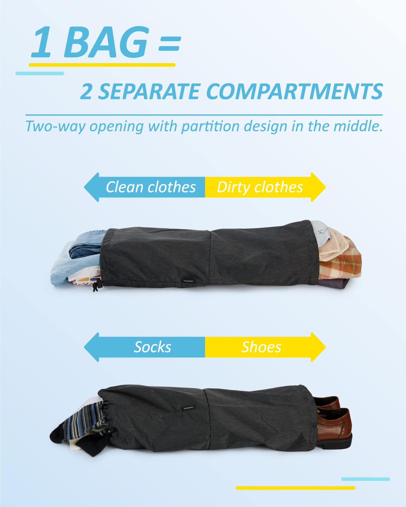 BAGSMART 6 Set Compression Packing Cubes - Lightweight Travel Essentials, Durable Luggage Organizer - Image 4