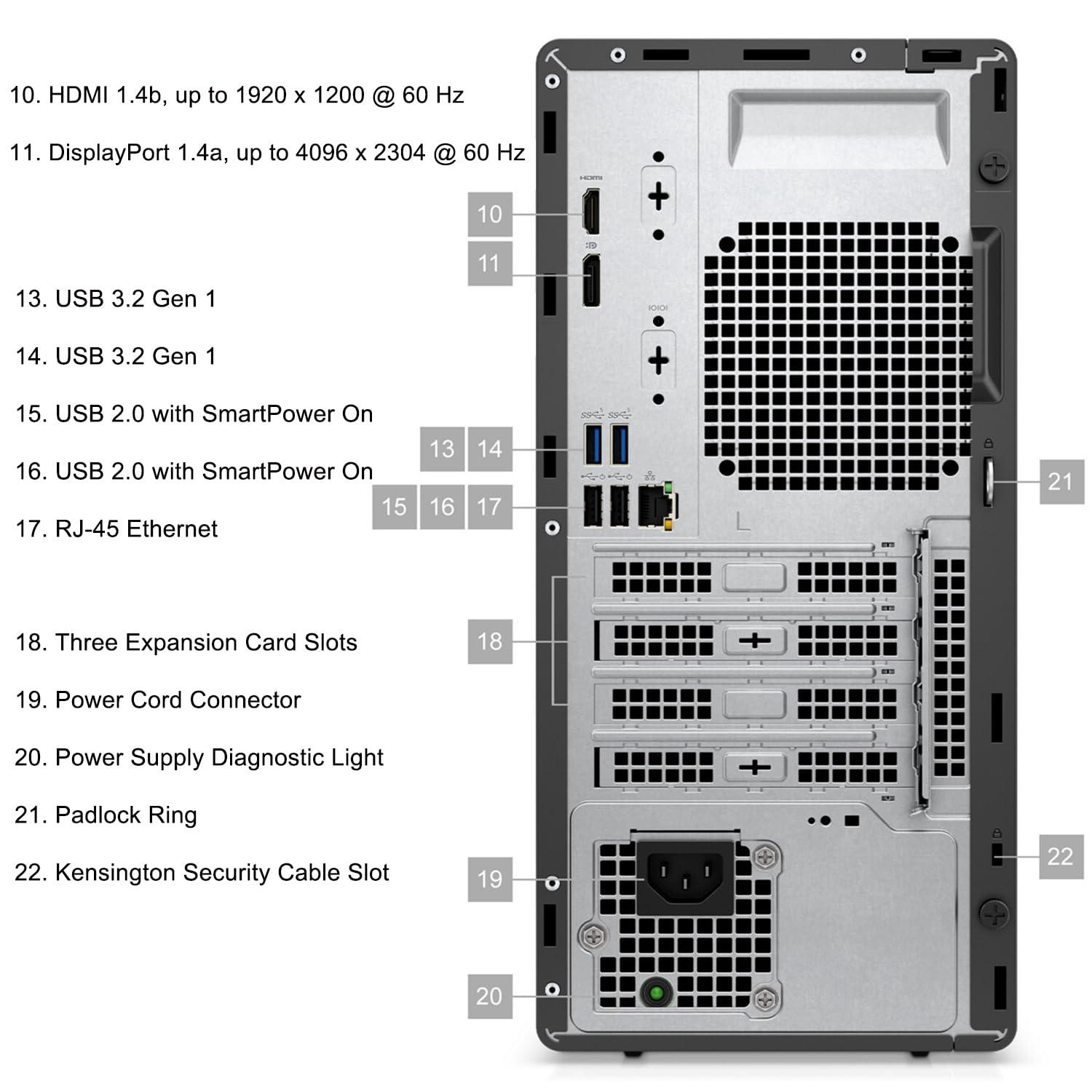 Dell OptiPlex 7010 Desktop Computer, 7000 Tower Dekstop PC, Intel Hexa-Core i5-12500 (Beat i7-11700), 32GB DDR4 RAM, 1TB PCIe SSD, DVDRW, USB WiFi Adapter, RJ-45, HDMI, DisplayPort, Windows 11 Pro - Image 6