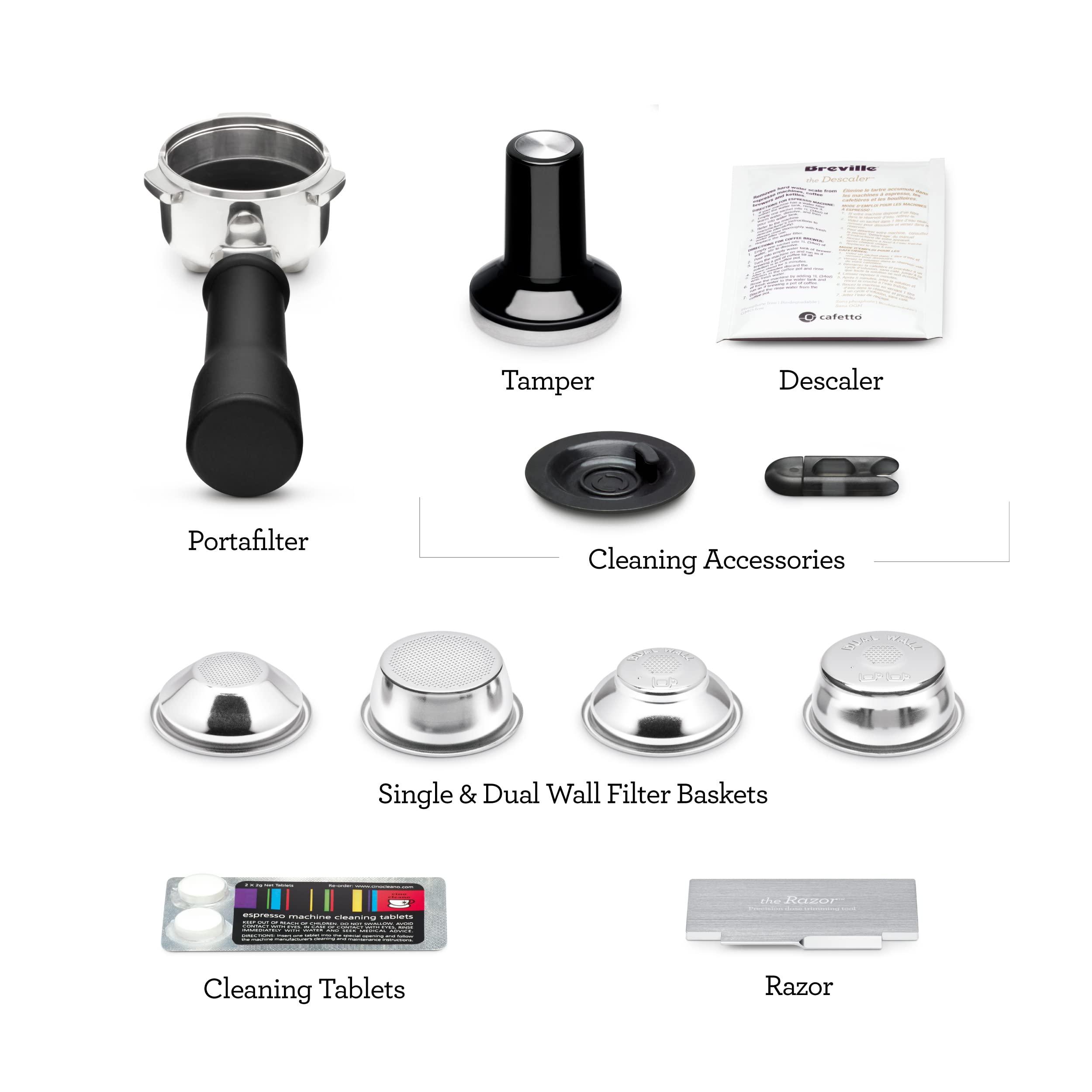 Breville Bambino Plus Espresso Machine BES500BSS, Brushed Stainless Steel - Image 8