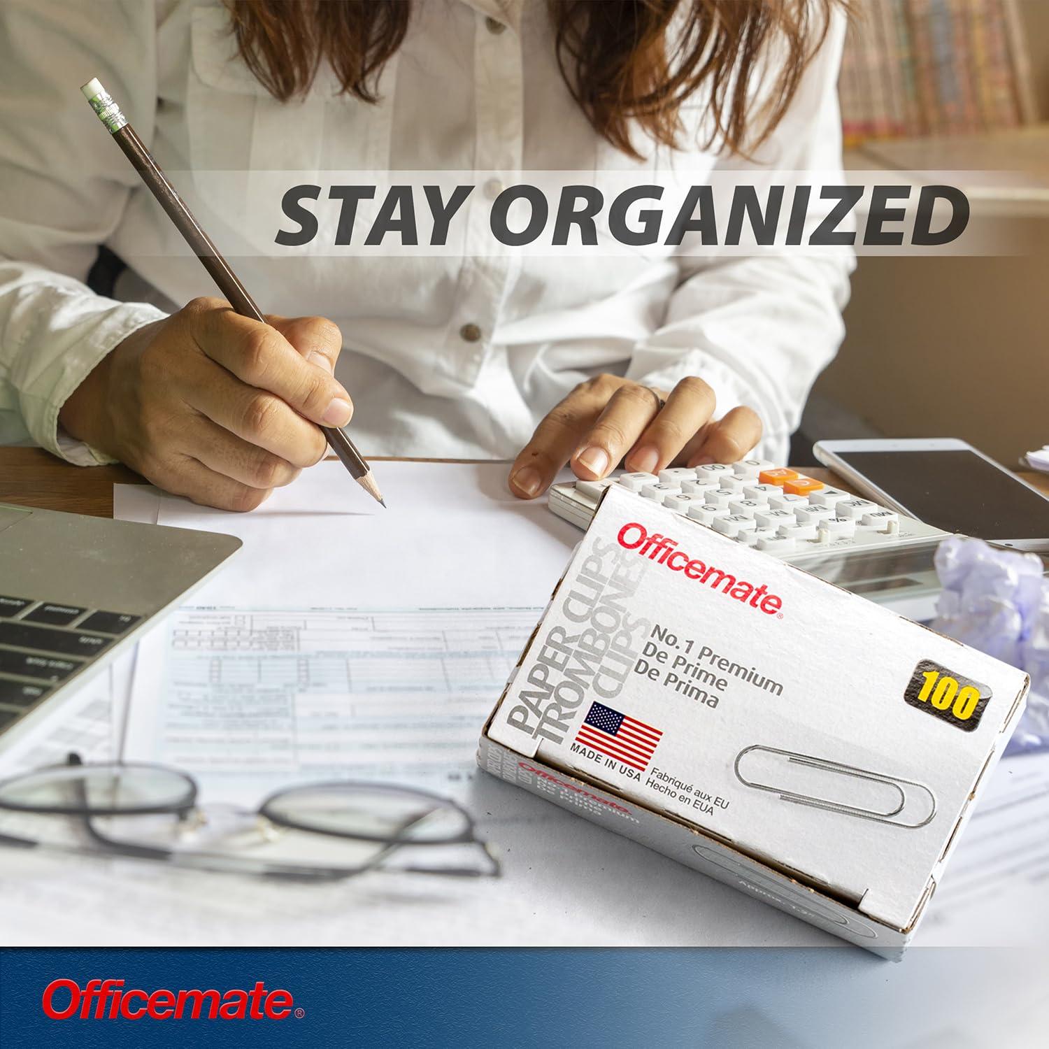 Officemate Premium #1 Paper Clips, 1,000 Paper Clips (10 Boxes of 100 Each) (99916) , Silver - Image 5