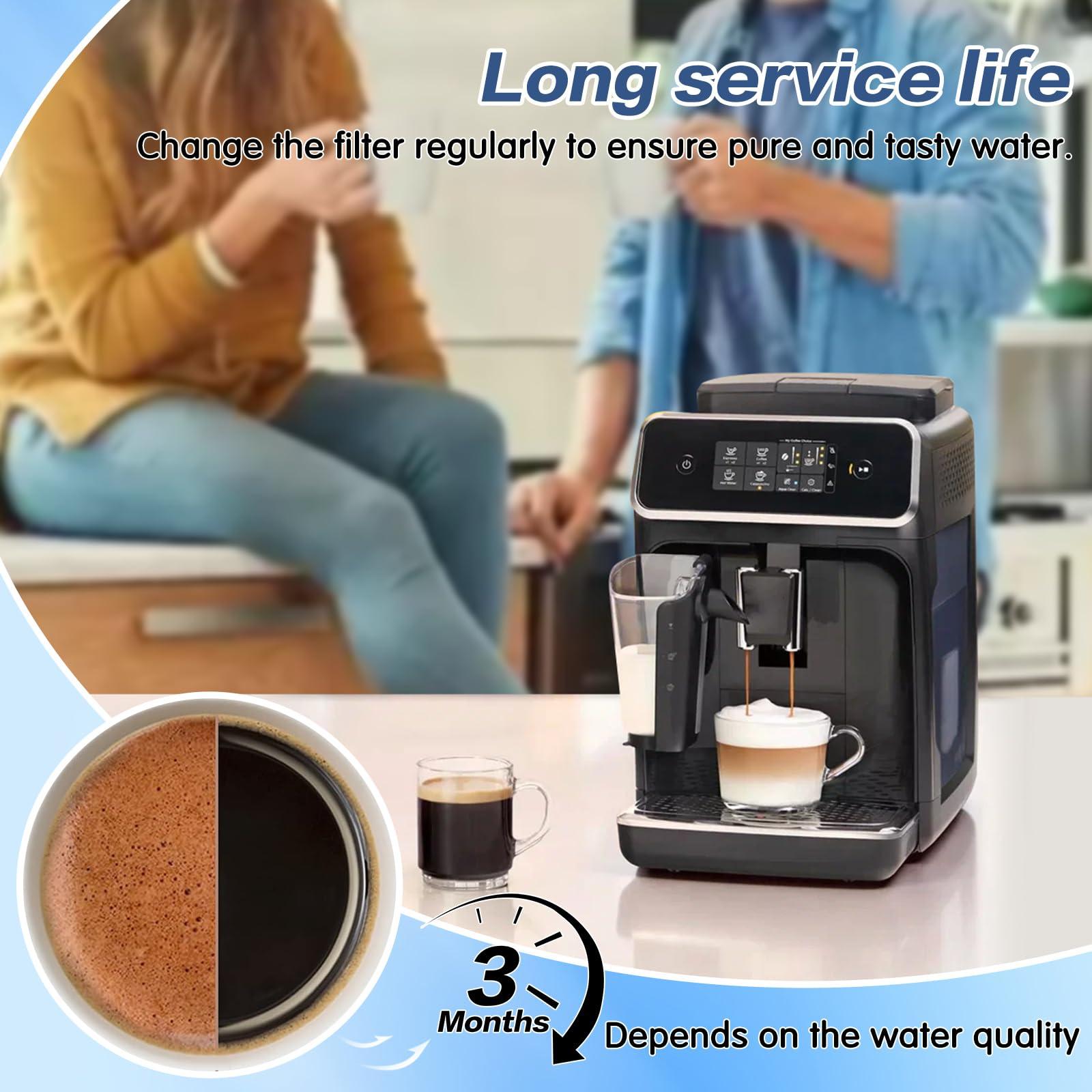 YUEYEE 3 Pack CA6903 Coffee Filter Compatible with Philips AquaClean, Aqua Clean Dedicated Anti-Lime Calc and Water Filter for Super-Automatic Espresso Machine - Image 7