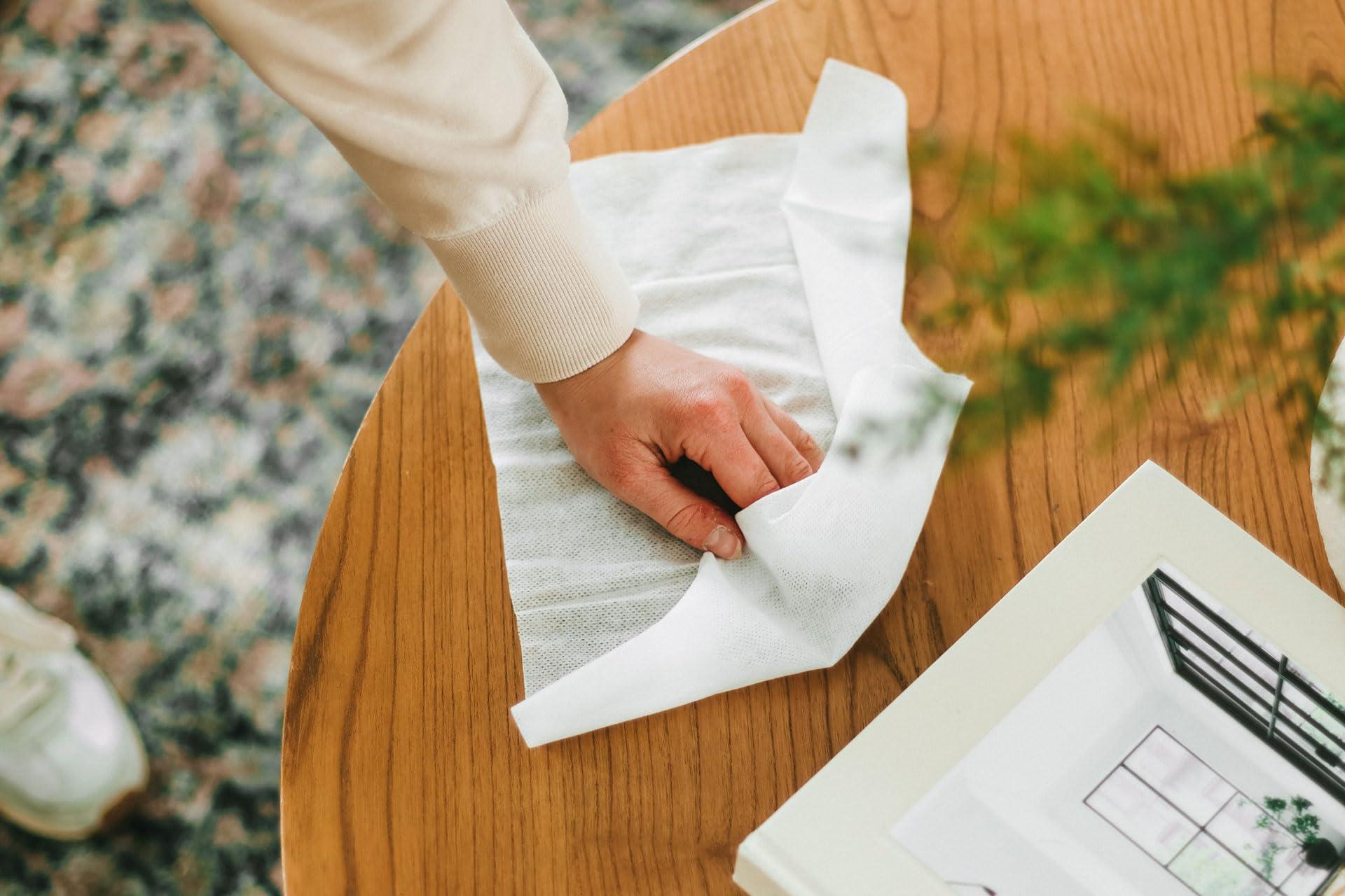 Crocodile Cloth All-Purpose - 80 Plant Based, 10" X 15" Cleaning Wipes. Large, Moist, Absorbent and Disposable Cleaning Cloths. Safe on Skin and Multiple Surfaces. - Image 8