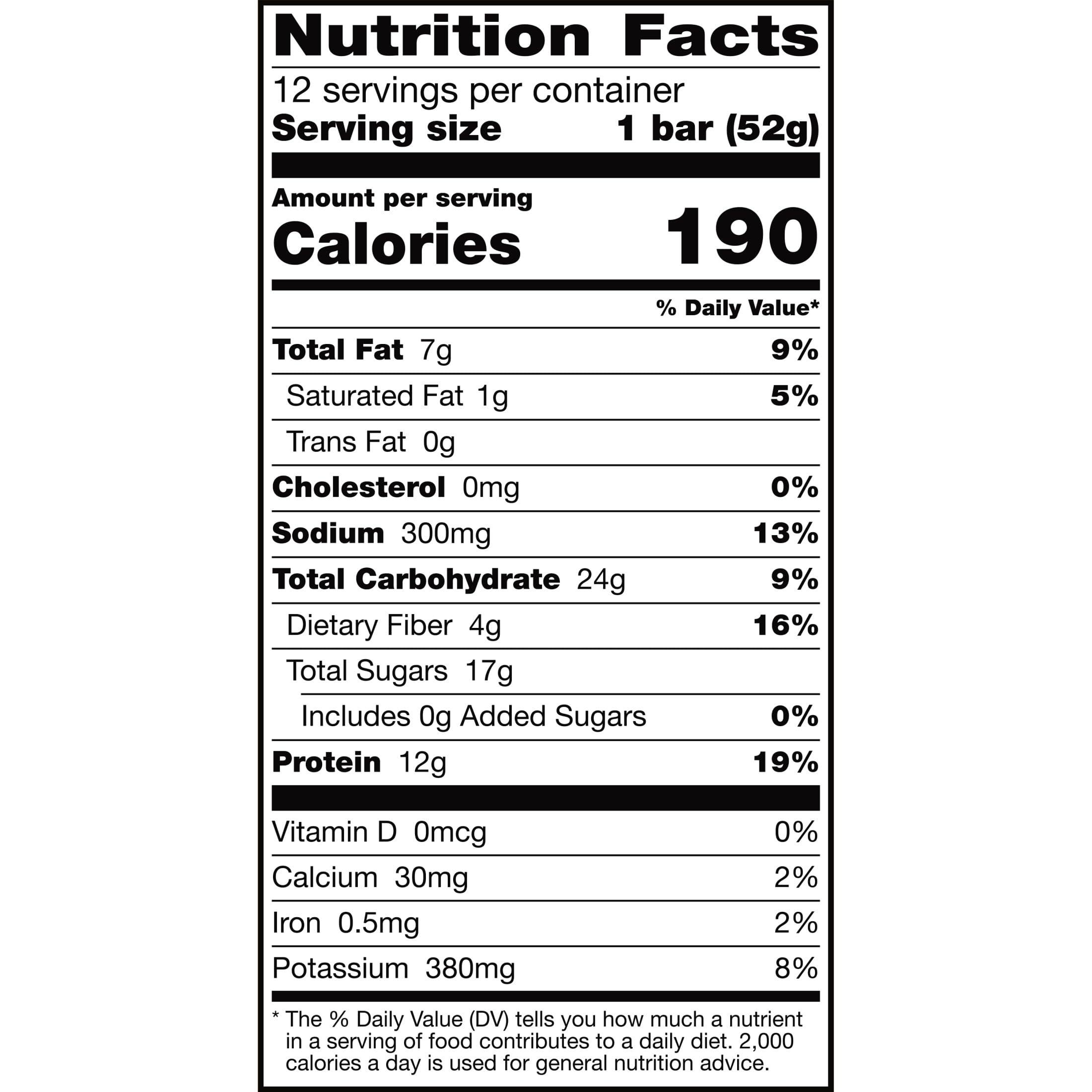 RXBAR Protein Bars, 12g Protein, Gluten Free Snacks, Snack Bars, Peanut Butter, 22oz Box (12 Bars) - Image 10