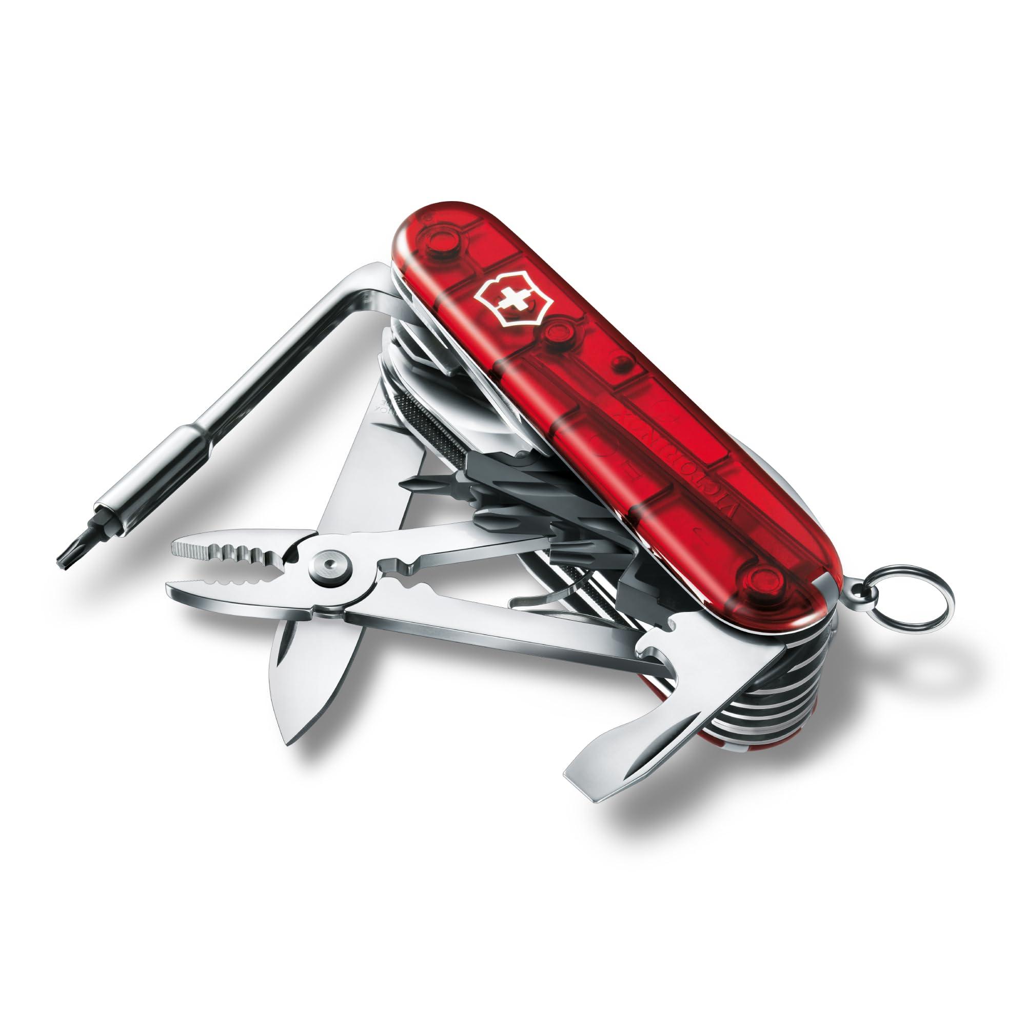 Victorinox - Cybertool 34 Swiss Army Knife (Translucent Red) 17725 - Image 4