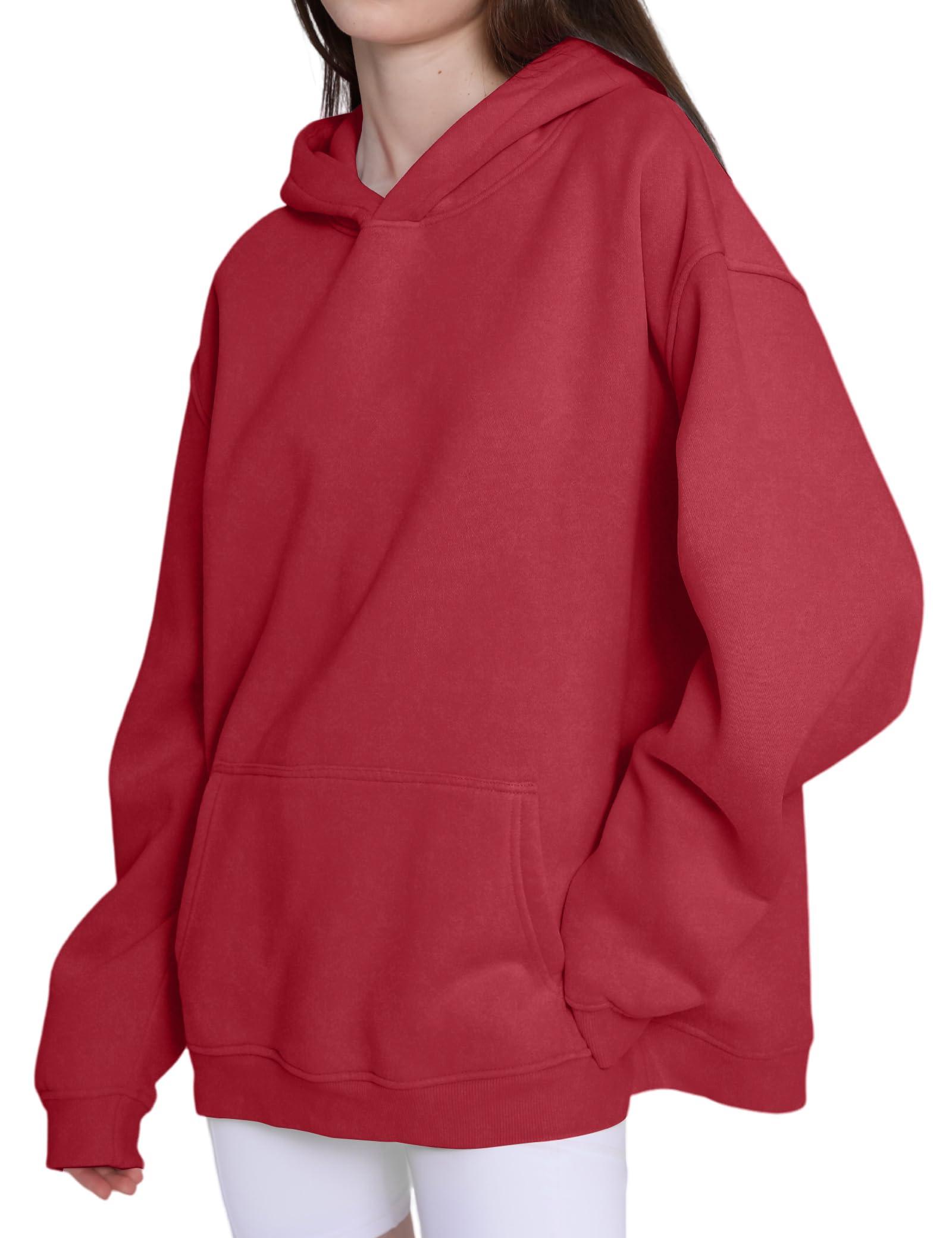 Dnzzs Acid Wash Hoodie for Womens Pullover Oversized Women's Fashion Hoodies & Sweatshirts Vintage Sweatshirt Heavyweight - Image 4