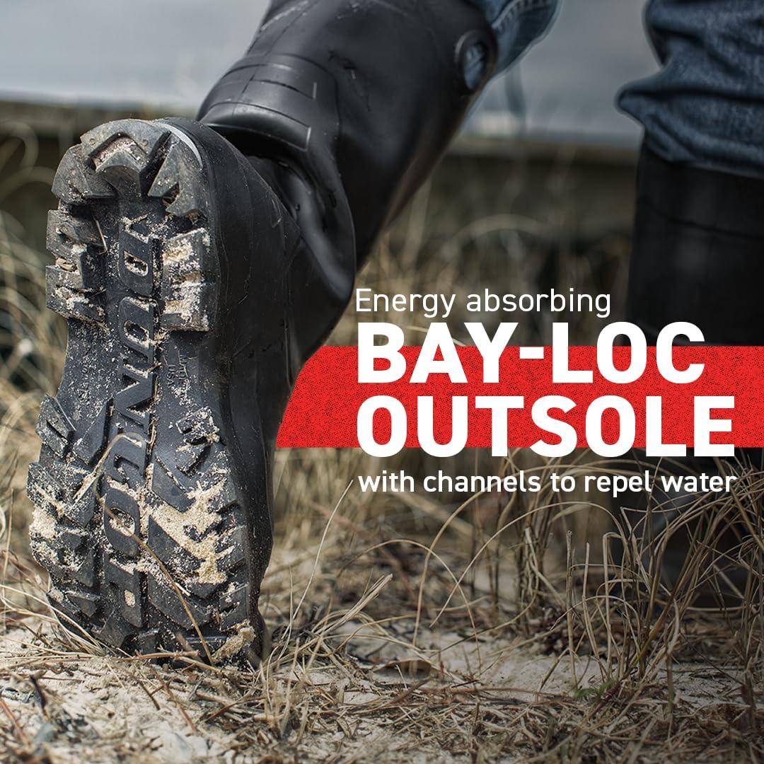 Dunlop Protective Footwear, Chesapeake plain toe Black Amazon, 100% Waterproof PVC, Lightweight and Durable - Image 4