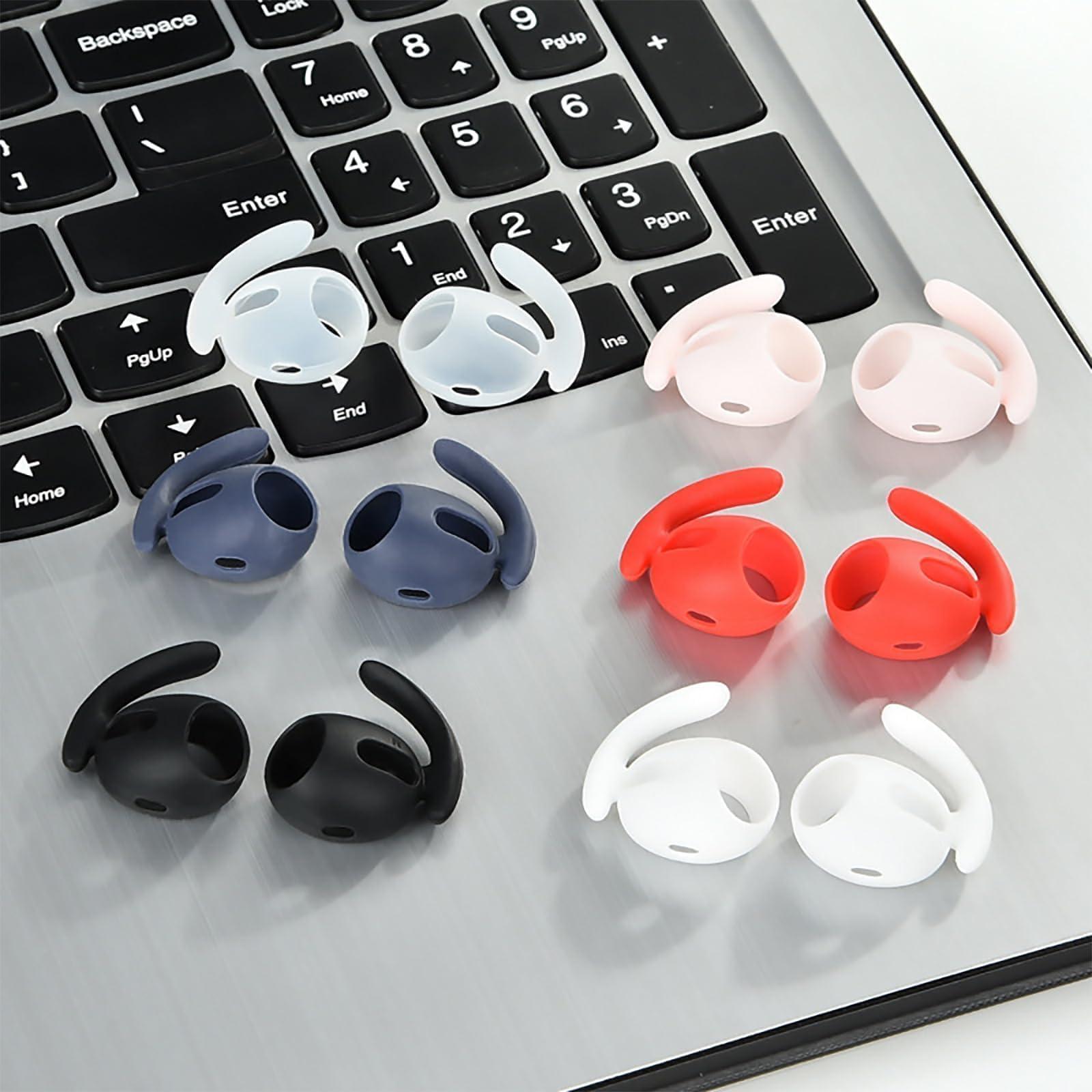 MOLOPPO 1 Pair Ear Hooks Covers for Apple AirPods Pro 1，Upgraded Anti-Slip Sports Ear Covers Accessories Compatible with AirPods Pro Generation 1 (Pink) - Image 6