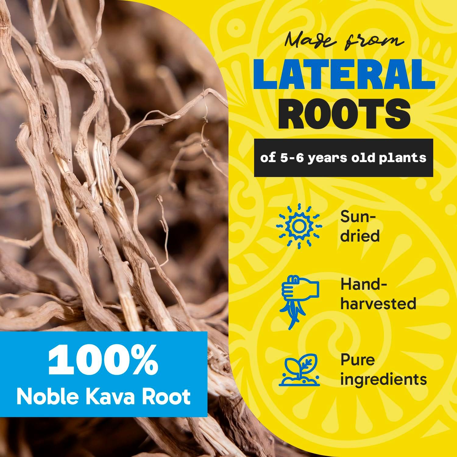 Fiji Vanua Kava Vanuatu Powder, Kava Root Powder Made from Pure Noble Kava with Sun-Dried Lateral Roots, Kava Premium with Kavalactones, Easy to Prepare Medium Grind Kava Root Powder, 8 oz - Image 3
