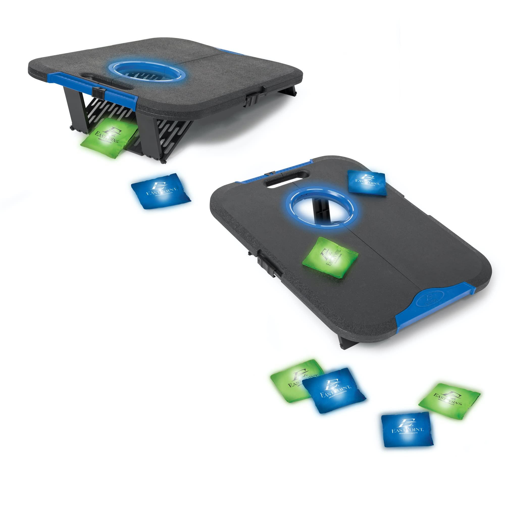 EastPoint Sports Go! Gater Cornhole – Light-Up and Travel Versions – Easy Storage & Light-Weight – Perfect for Outdoor and Indoor Play