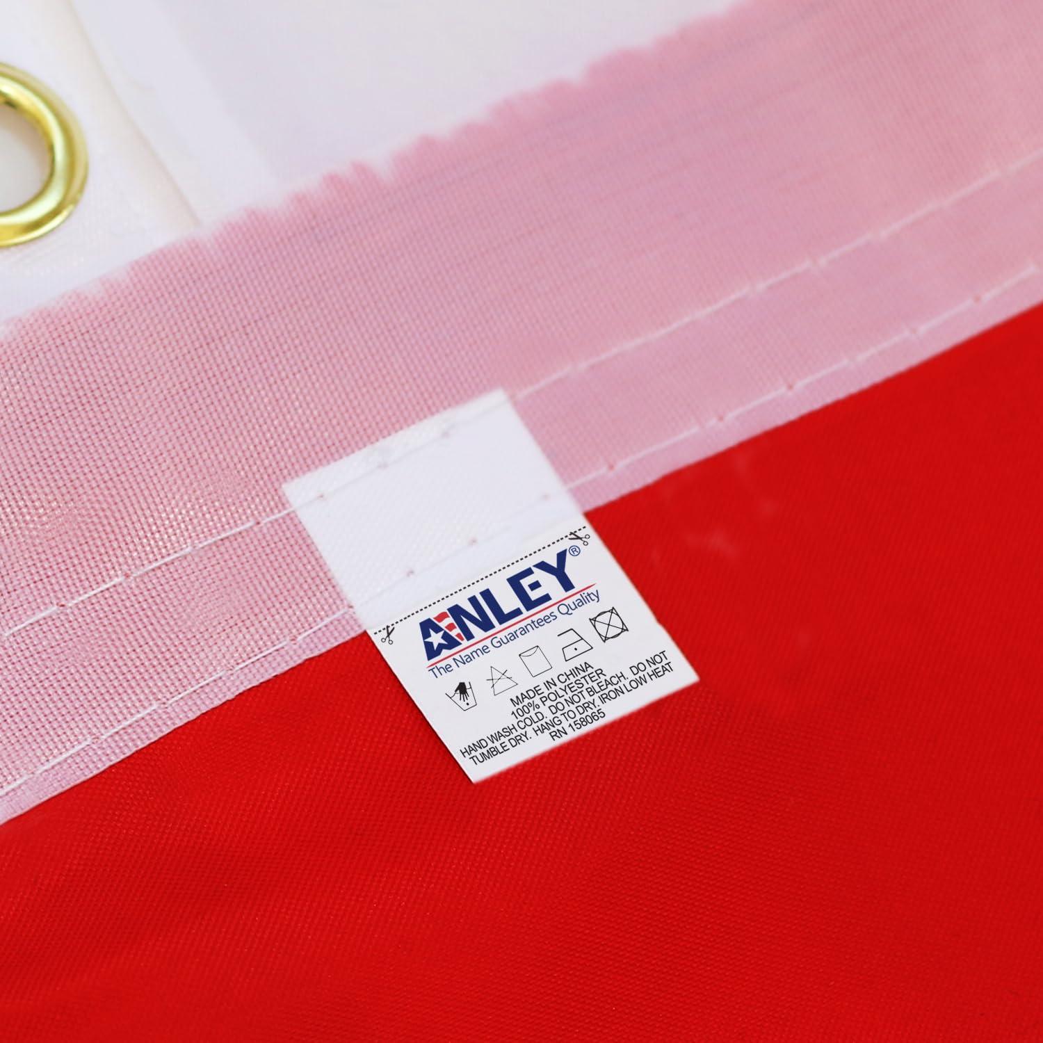 Anley Fly Breeze 3x5 Foot Solid White Flag - Vivid Color and Fade proof - Canvas Header and Double Stitched - Plain White Flags Polyester with Brass Grommets 3 X 5 Ft - Image 6