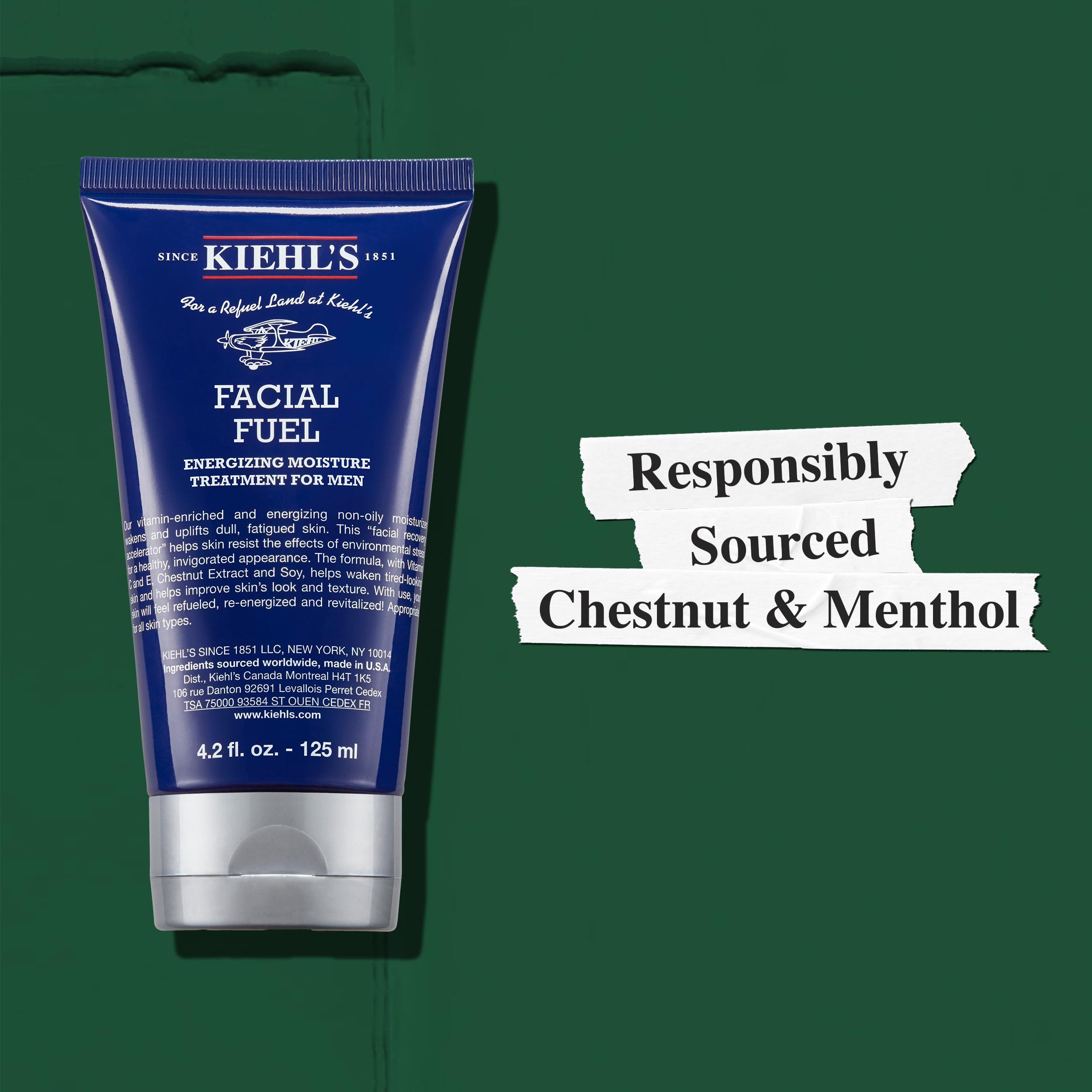 Kiehl's Facial Fuel Moisturizer, Men's Face Cream, with Vitamin C and Caffeine that Contain Antioxidants to Help Energize and Reduce Dullness, Non-Greasy, Paraben-free, Sulfate-free - Image 7