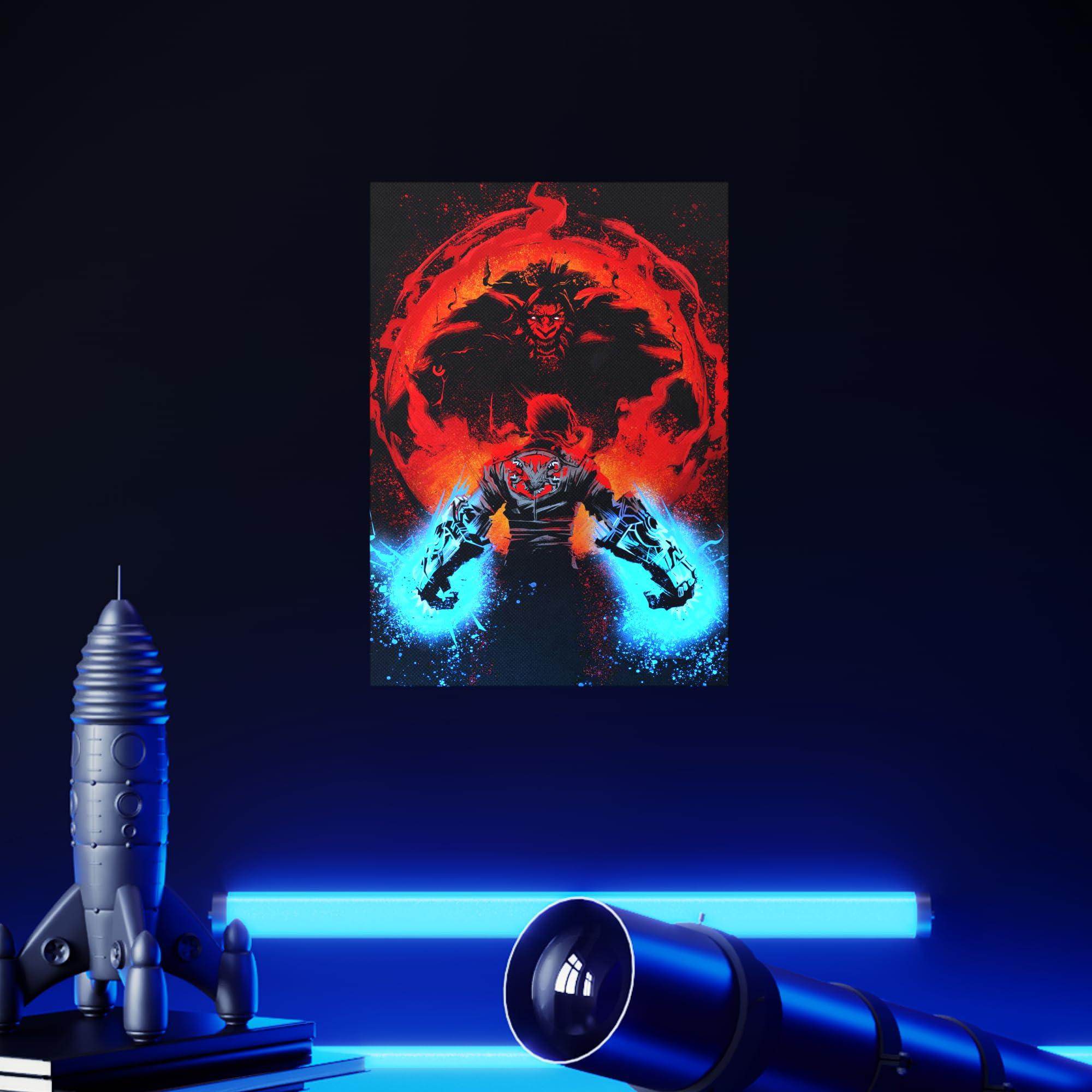 Displate Official Arcane Metal Poster Magnetic Mounting Included Licensed Artwork Modern Wall Decor Mercy Poster 17.7" x 12.6" - Image 6