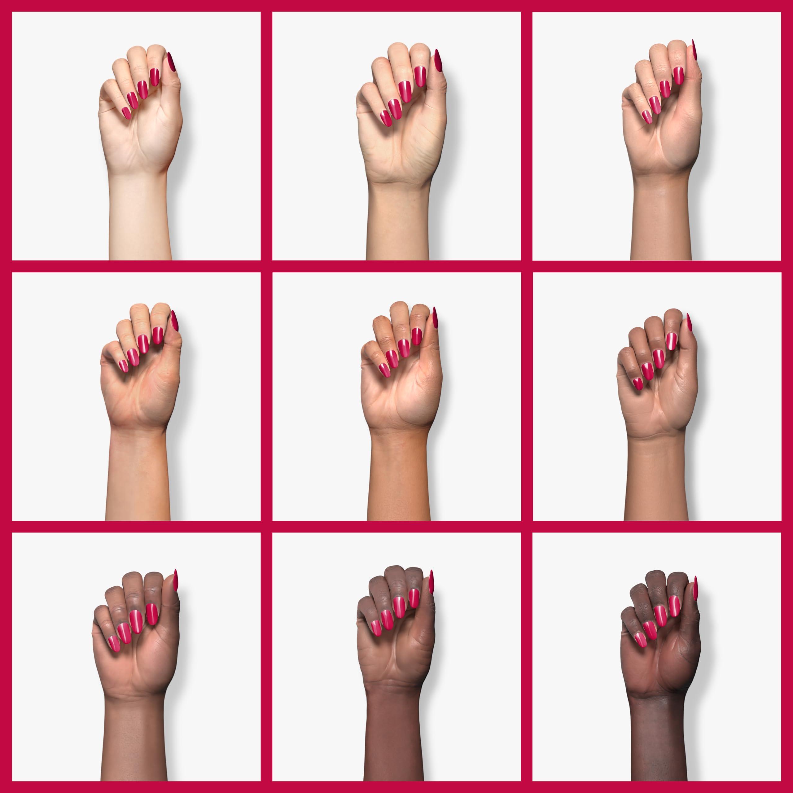 Revlon Super Lustrous Nail Polish, Chip-Resistant & Longwear Formula, High Shine Finish, 270 Cherries In The Snow, 0.5 fl oz - Image 4