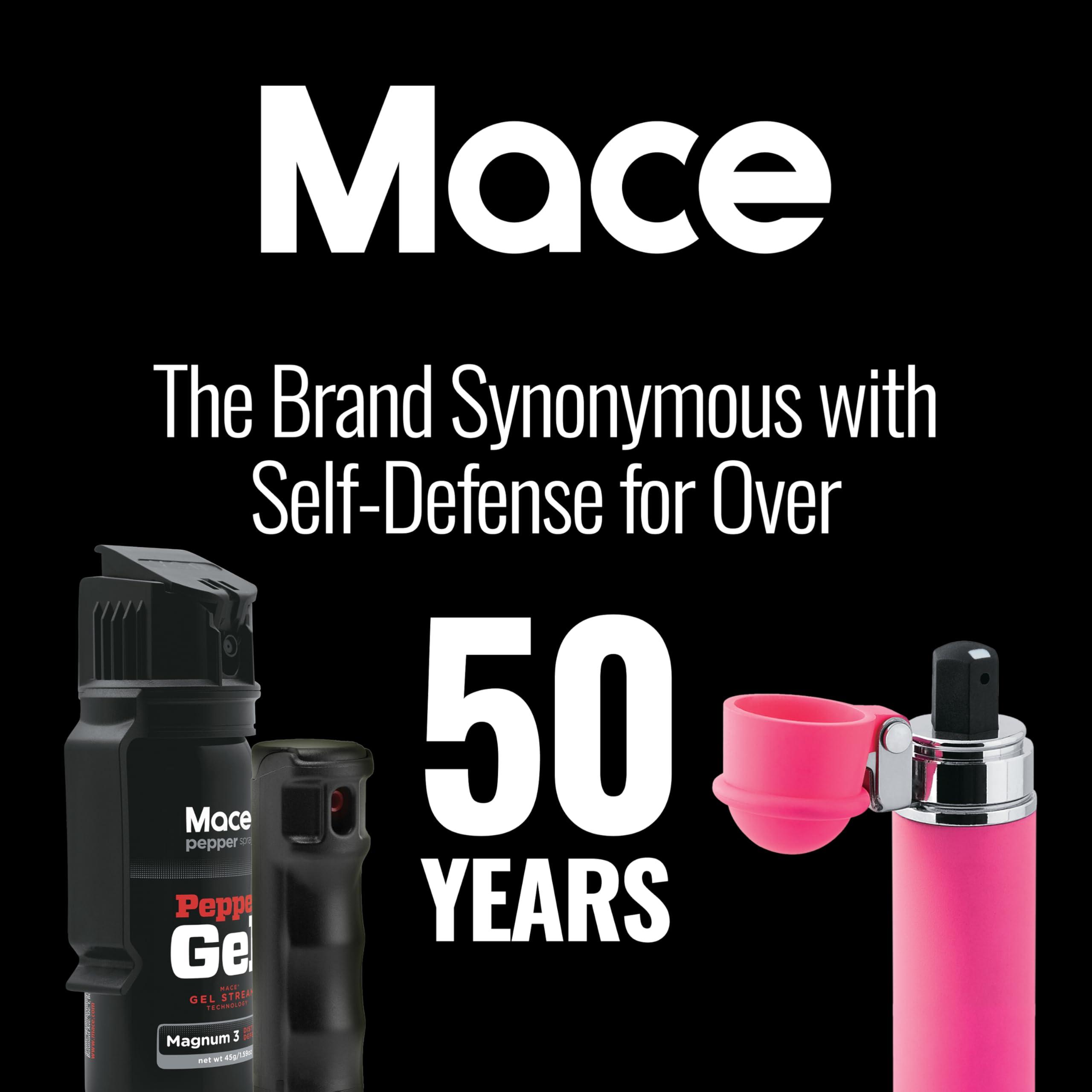 Mace Brand KeyGuard Mini Model Pepper Spray, 0.14 oz, 5 Feet Range, Max Strength 10% OC Formula, Long Lasting UV Dye, Flip Top Safety Cap, Self Defense Pepper Spray for Women & Men - Image 8