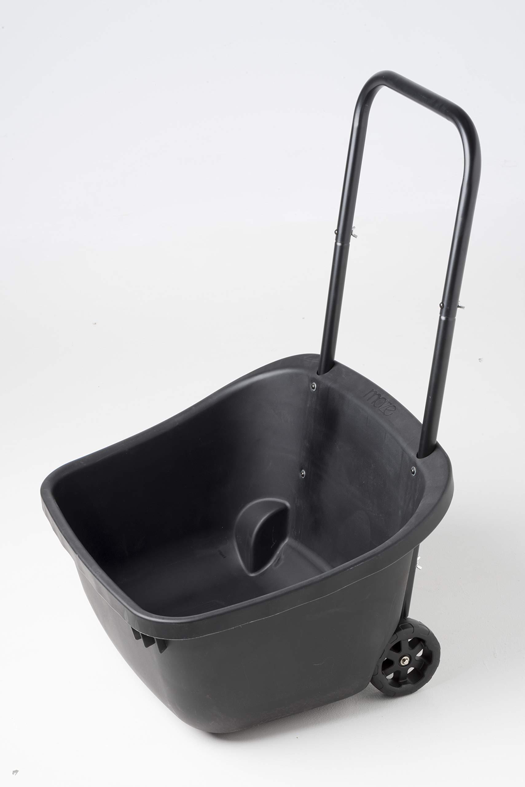 MAZE Two Stage 65 gal Compost Tumbler with Large Double Doors and Open Frame and Comes with Maze Compost Cart, 1.85 Gal Kitchen Caddie Compost Bin, 3 Rolls of Corn Bags and a Retractable Plant Caddie - Image 5