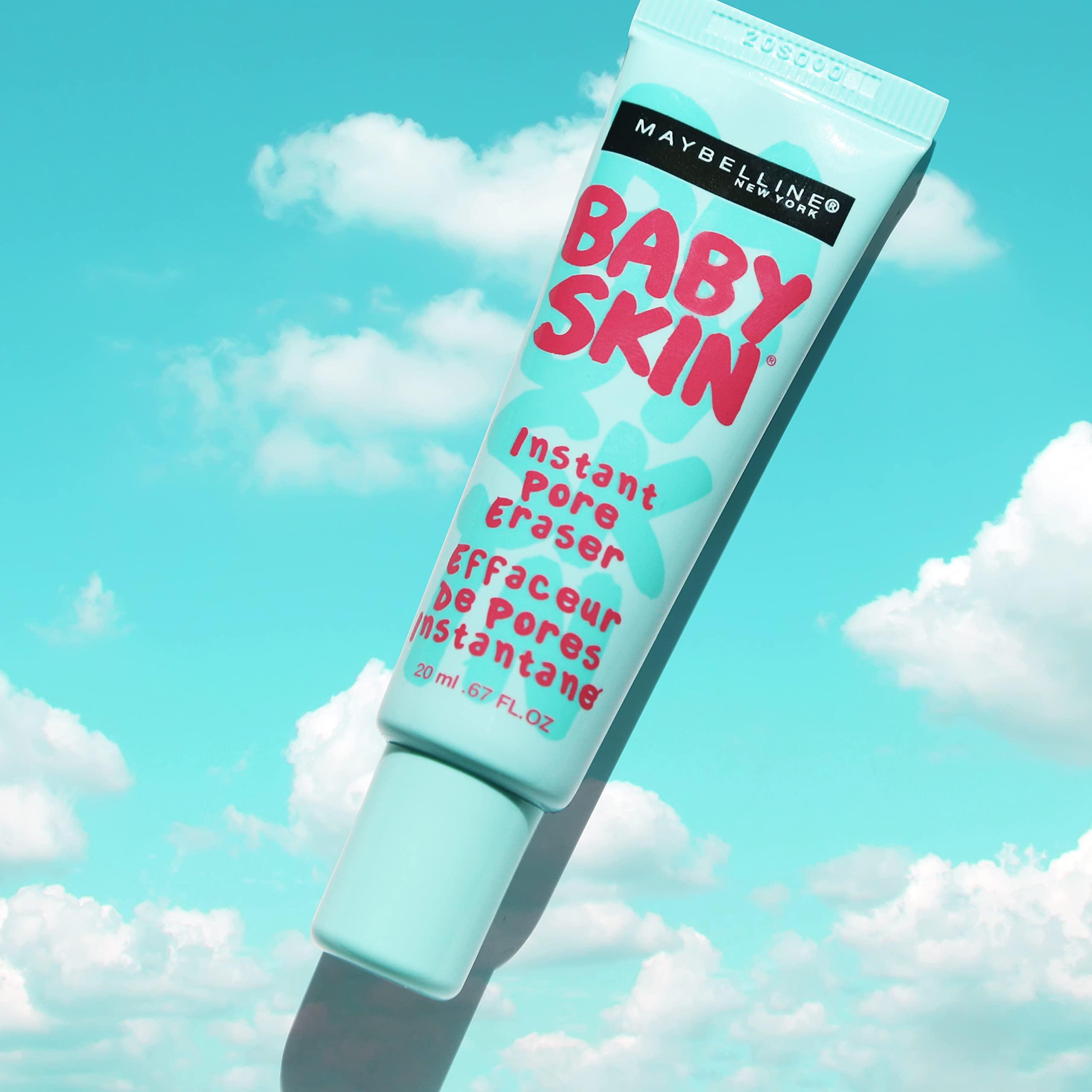 Maybelline Baby Skin Instant Pore Eraser Primer Makeup, Clear, 1 Count - Image 5