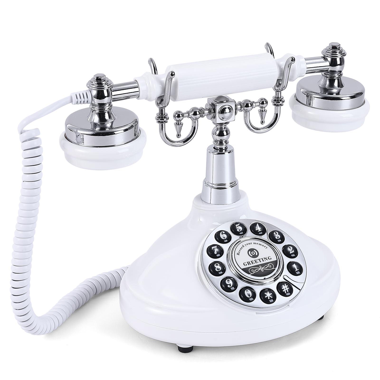 Audio Guest Book Wedding Phone (White)