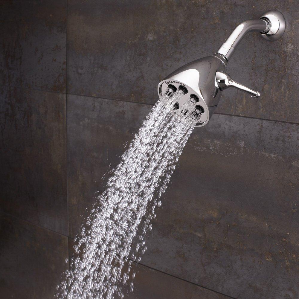 Speakman S-2251 Signature Icon Anystream Adjustable High Pressure Shower Head - 2.5 GPM Solid Brass Replacement Bathroom Showerhead, Polished Chrome - Image 10