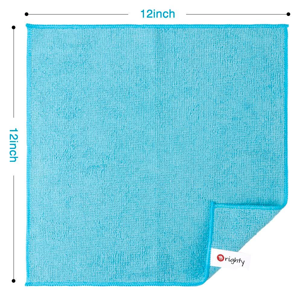 Orighty Microfiber Cleaning Cloth Pack of 12, Highly Absorbent Cleaning Supplies, Lint Free Cloths for Multiple-use, Powerful Dust Removal Clean Rags for House, Kitchen, Car Care(12x12 inch) - Image 5