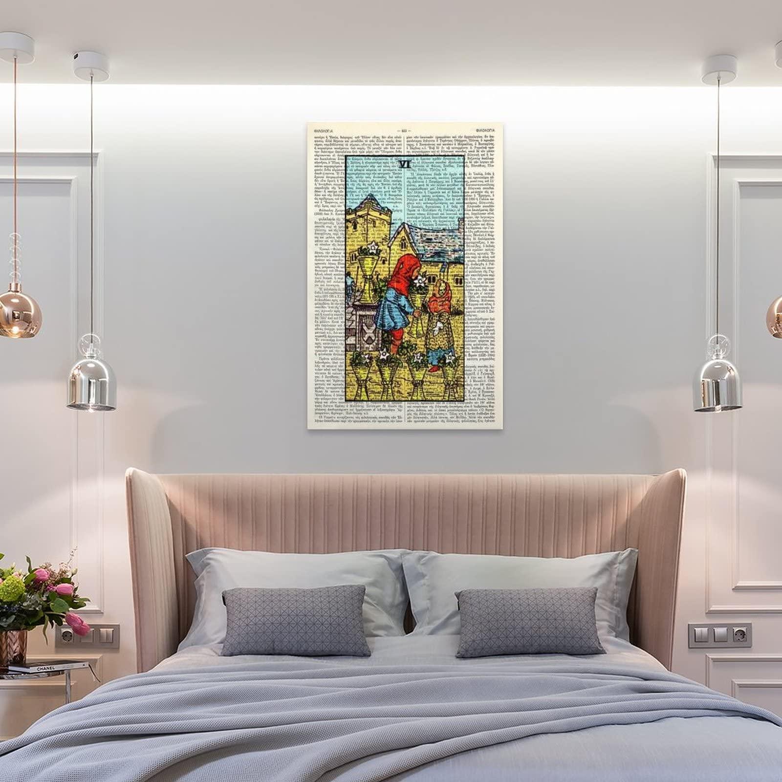 Six Cups Tarot Art Print Poster Tarot Gift Minor Arcana Poster Decorative Painting Canvas Wall Art Living Room Posters Bedroom Painting 12x18inch(30x45cm) - Image 8