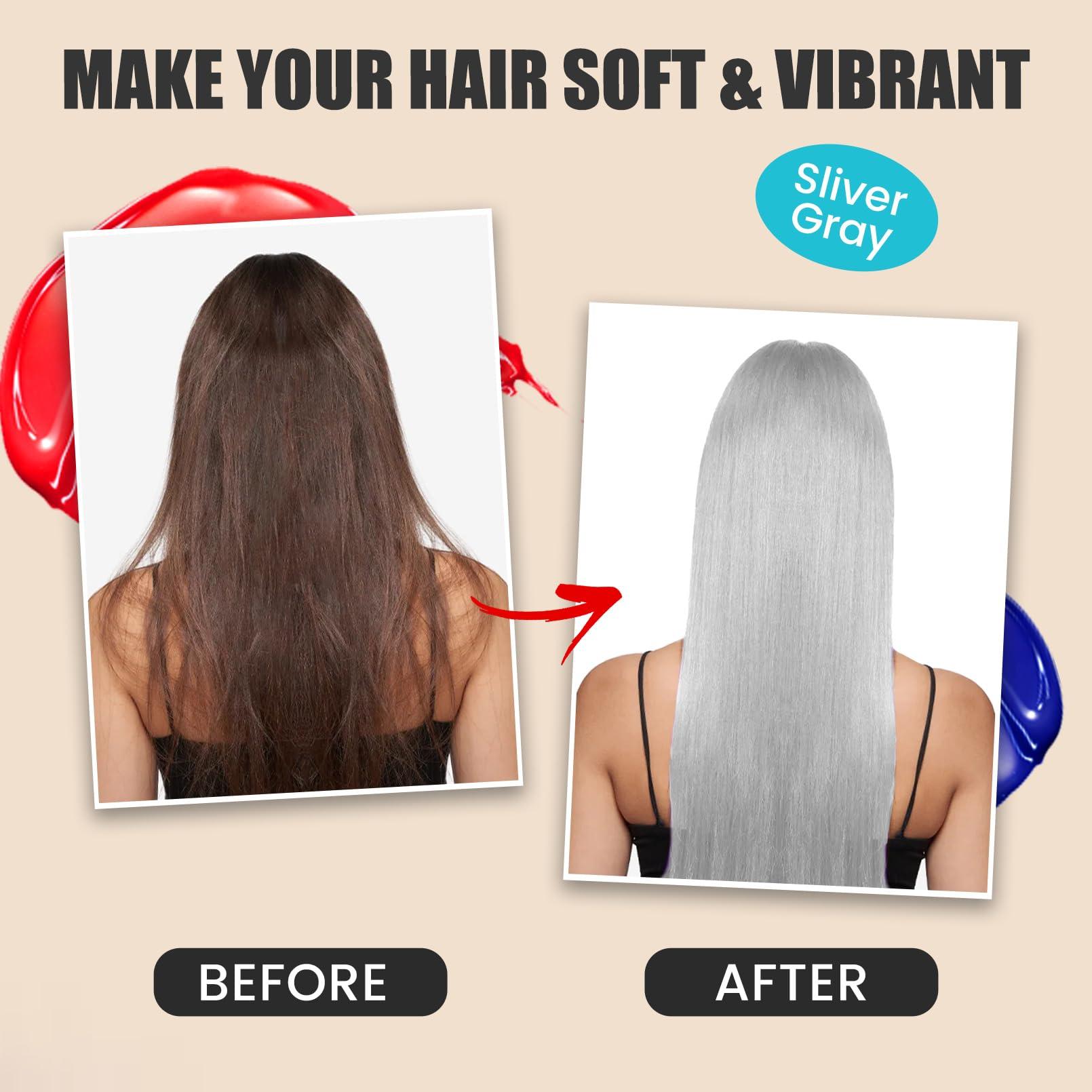 Depositing Hair Mask, Hair Refreshing Conditioner, Non-foaming, Cruelty-free 5.28 fl.oz (Sliver Gray) - Image 2