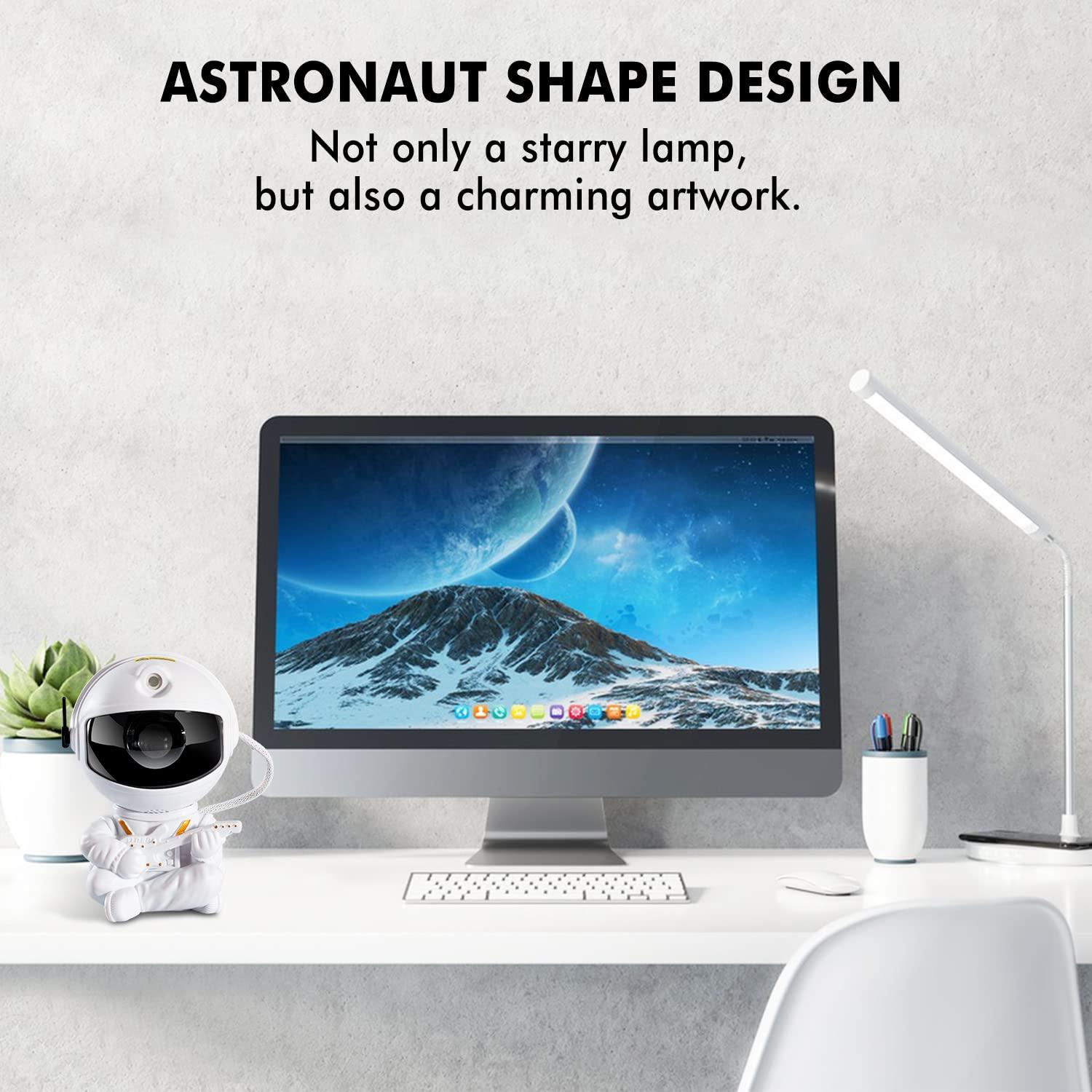 Astronaut Star Projector, Kids Night Light, Nebula Projector Light. Galaxy Bedroom Projector, Adult Playroom/Home Theater/Ceiling/Room Decoration - Image 3