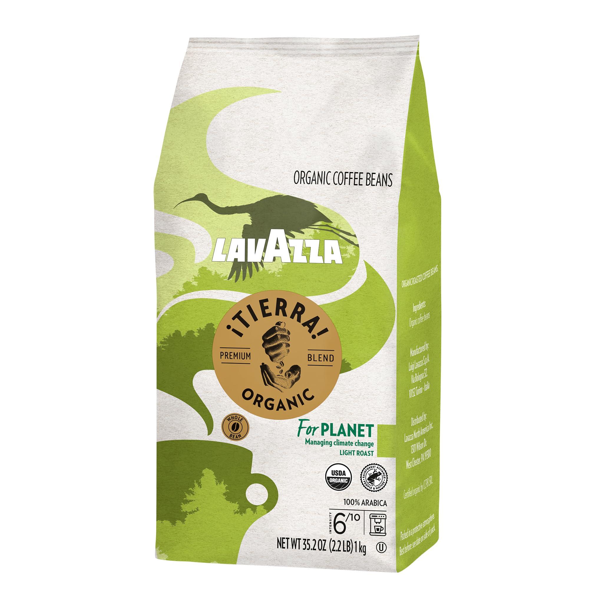 Lavazza ¡Tierra! Organic for Planet Whole Bean Coffee, Light Roast, 100% Arabica, 2.2 lb Bag (pack of 1) - Image 9