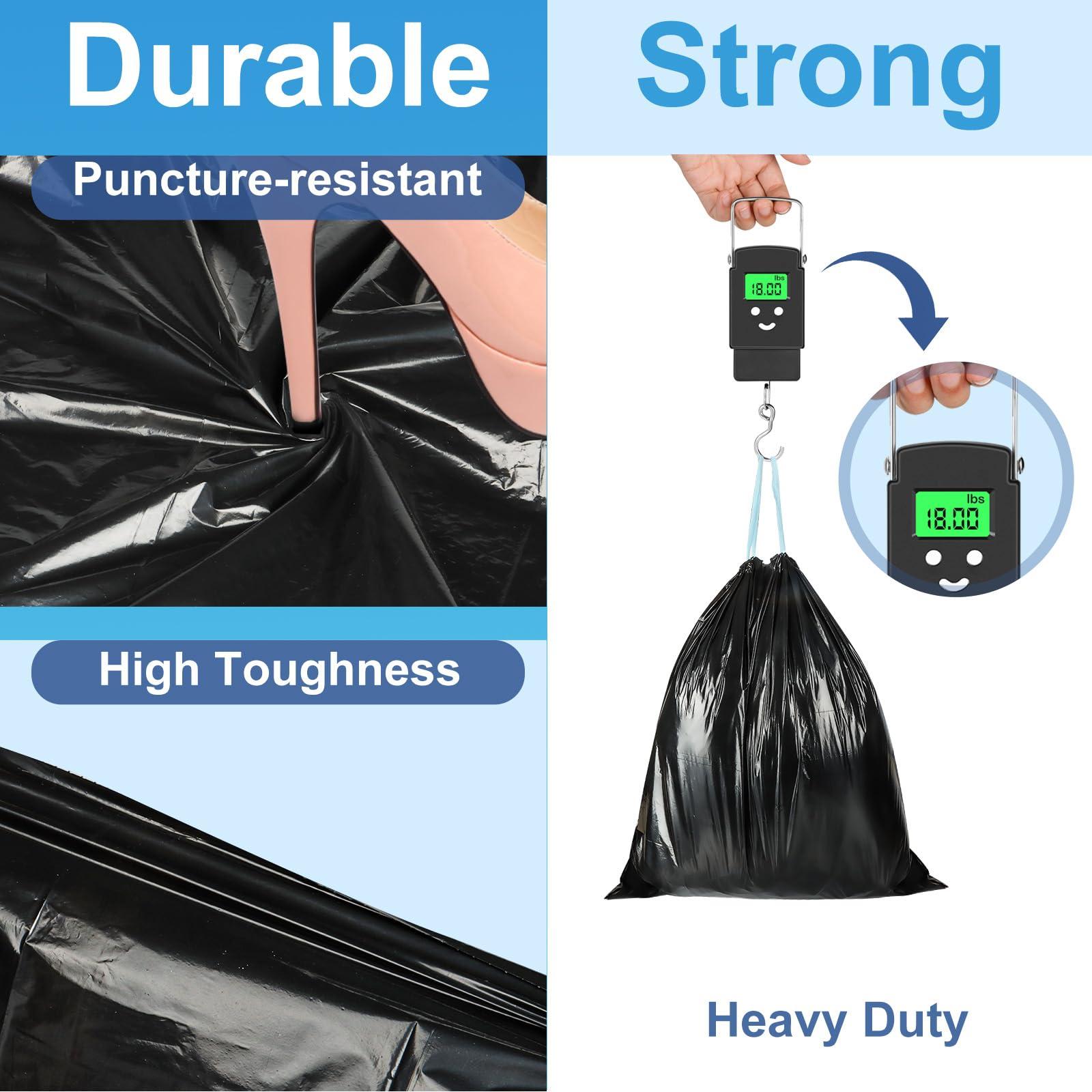 100 Portable Toilet Bags, Drawstring Biodegradable Camping Potty Bags 8 Gallon Waste Bags for 5-8 Gallon Bucket Toilet Adults Outdoor Camping Car - Image 6