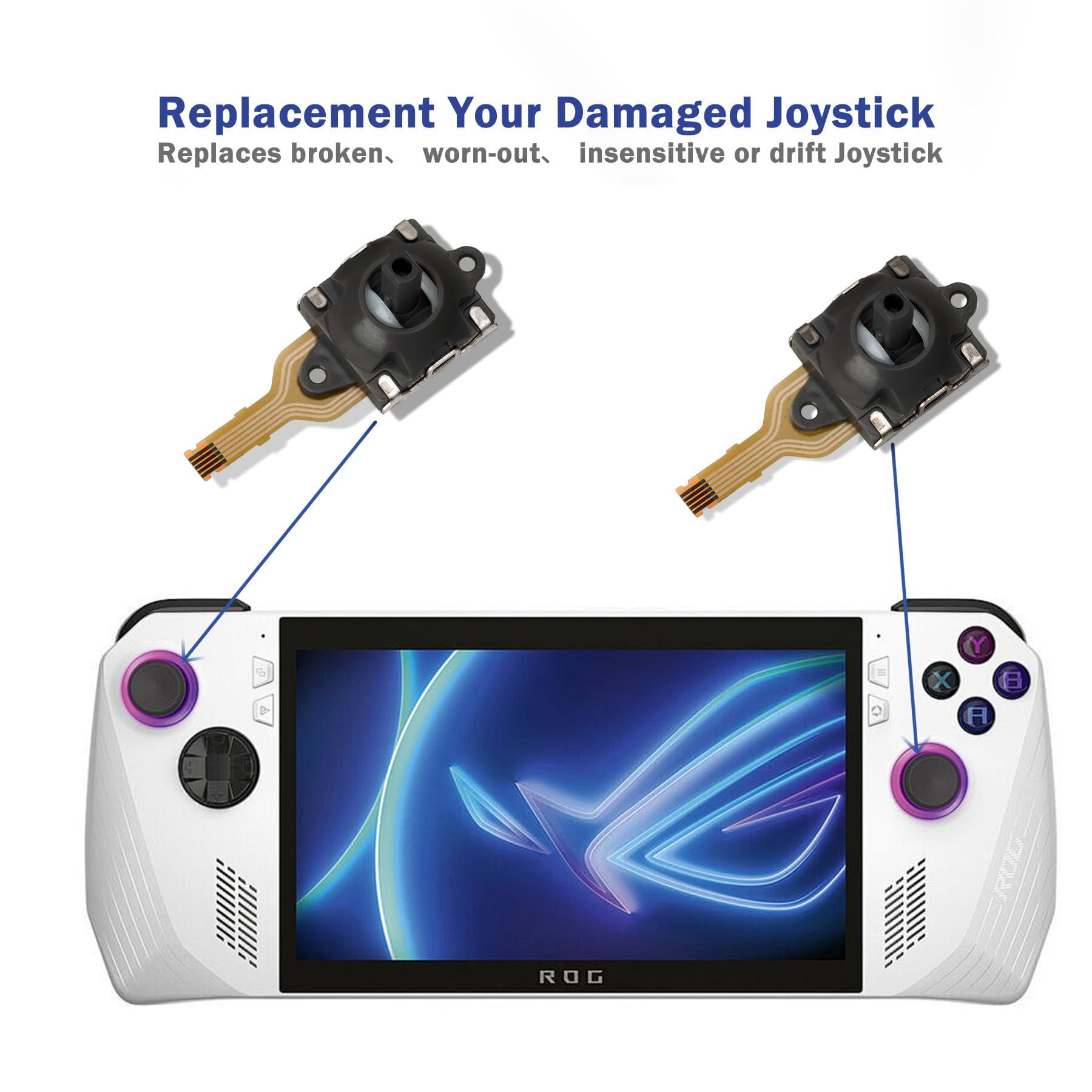 Sedicoca 2 Pack Hall Joystick Replacement for ROG Ally, Hall Joystick Compatible with ASUS ROG Ally Compatible with GPD WIN3 Handheld, Analog Stick Transducer Drift Repair Kit, ROG Ally Accessories - Image 3