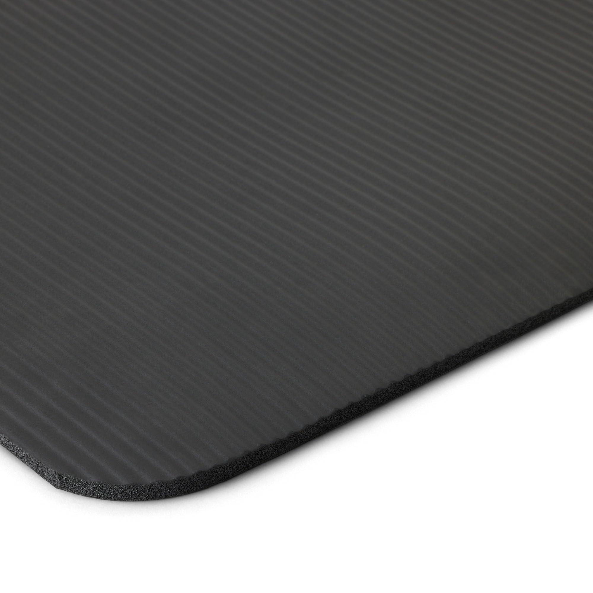 Amazon Basics 1/2 Inch Extra Thick Exercise Yoga Mat with Carrying Strap, Cushioned Support, for Fitness and Gym Workouts - Image 3