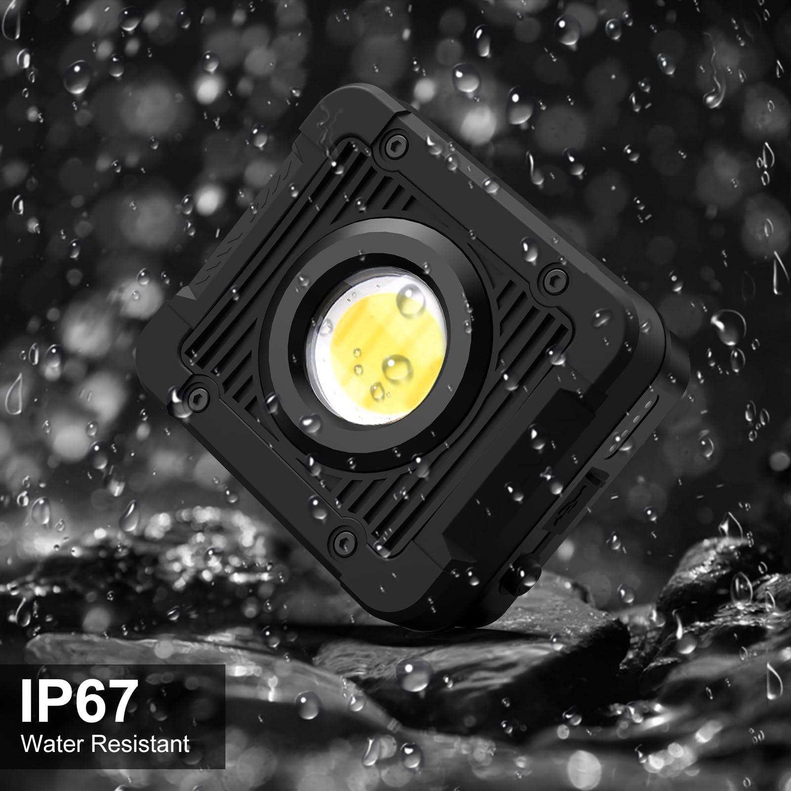 FOOBRO Rechargeable Camping Light LED luminaires 10000mAh 6000LM Cob Light 2400&4000&6500K Portable Cob Light - Image 7