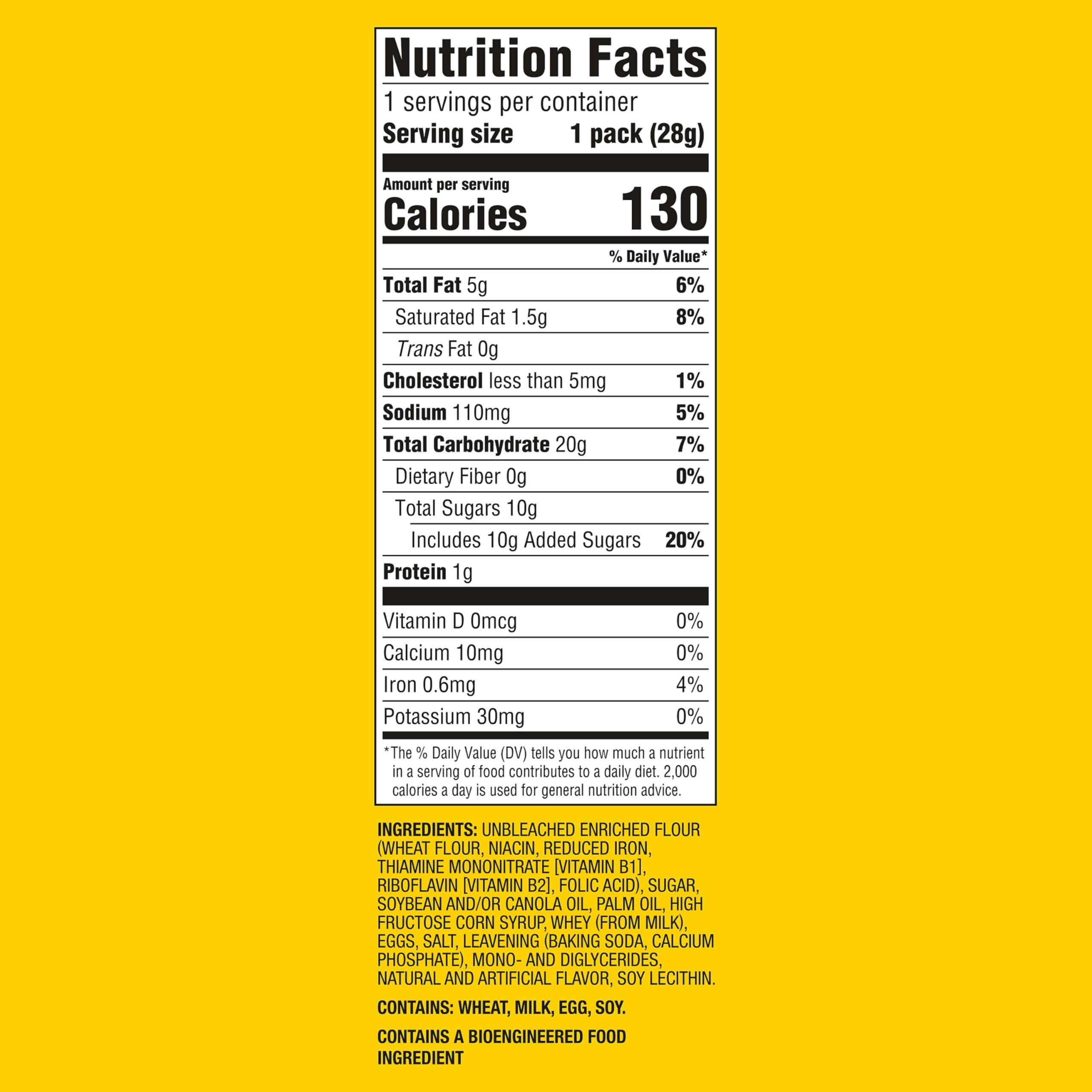 NILLA Wafers Mini Cookies, Vanilla Wafers, 10 Snack Packs - Image 2