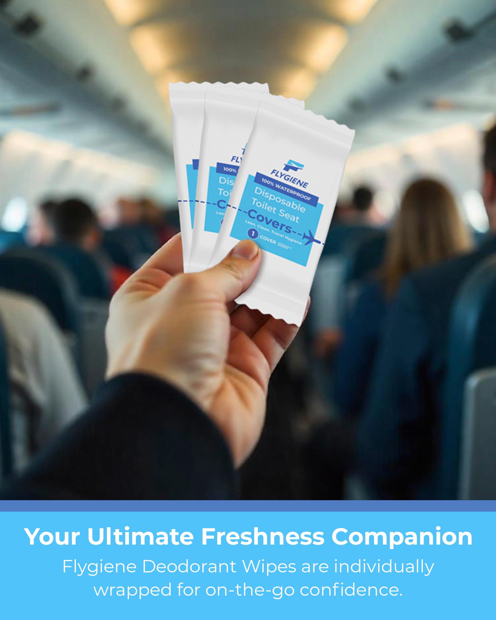 Flygiene Disposable Toilet Seat Covers for Travel – Waterproof, Tear-Resistant XL Toilet Liners with 2 Layers of Protection – Individually Wrapped Travel Size Toiletries - 10 Count (1 Pack of 10) - Image 8